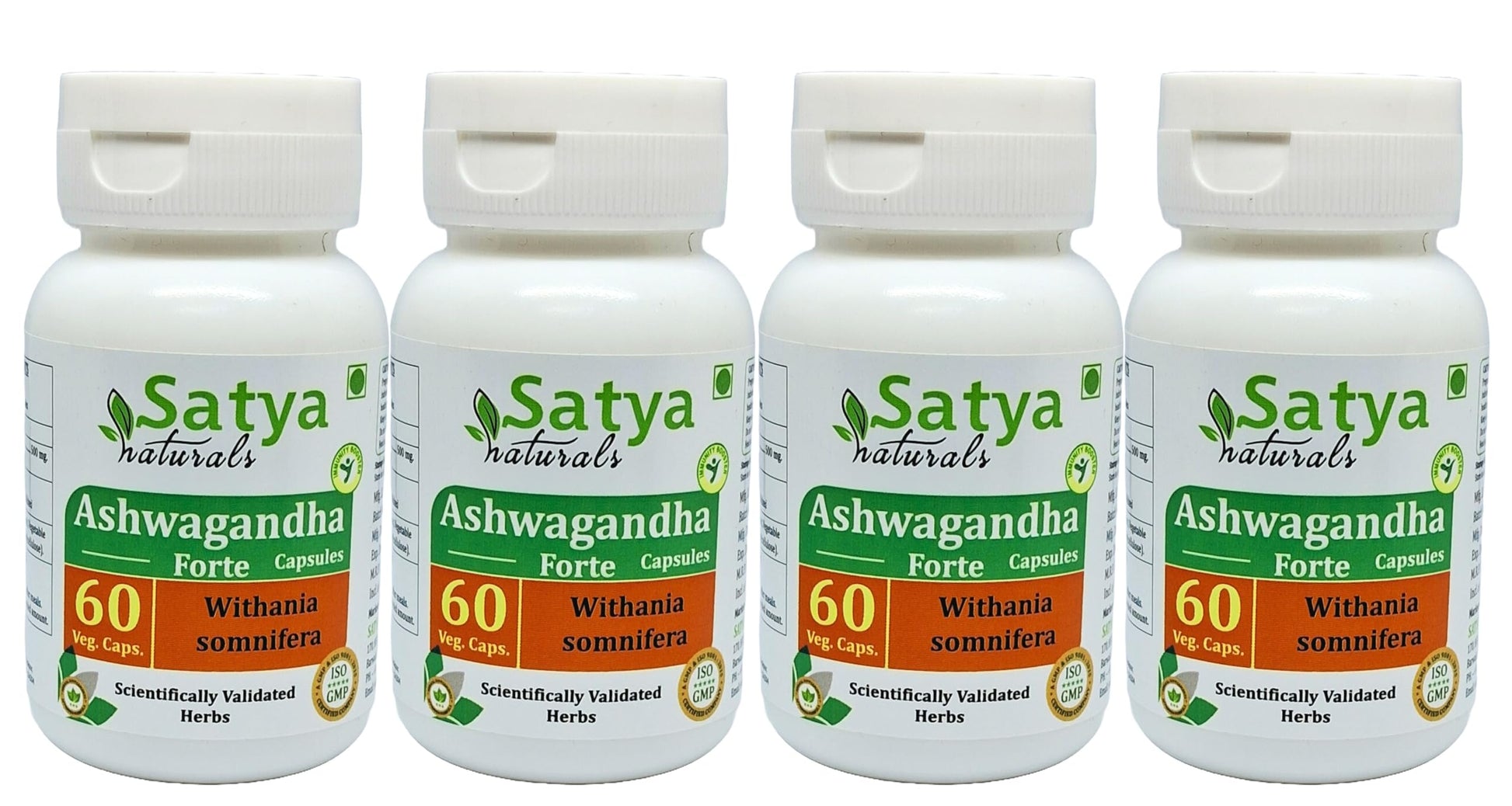 Satya Naturals Ashwagandha Forte Capsules 500 mg, 240 Capsules