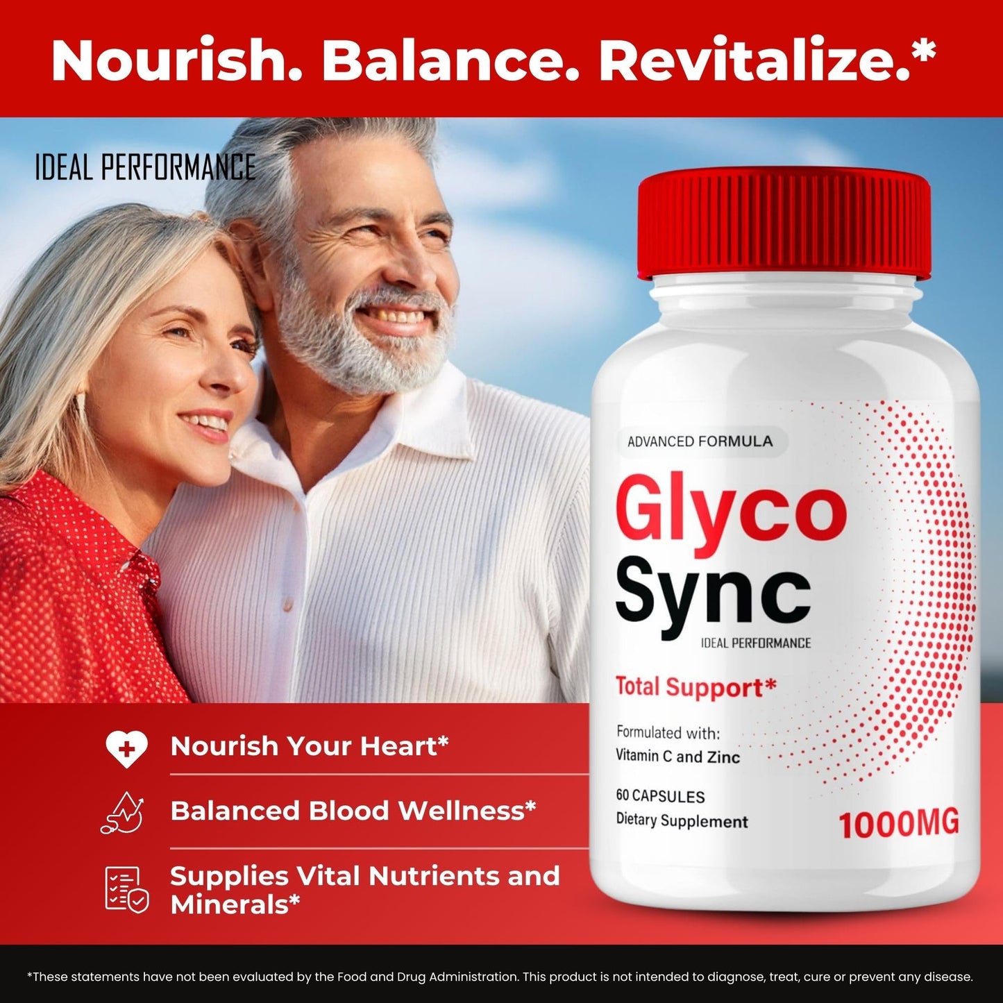 IDEAL PERFORMANCE Glyco Sync Glyco Optimizer Capsule, 60 Capsules