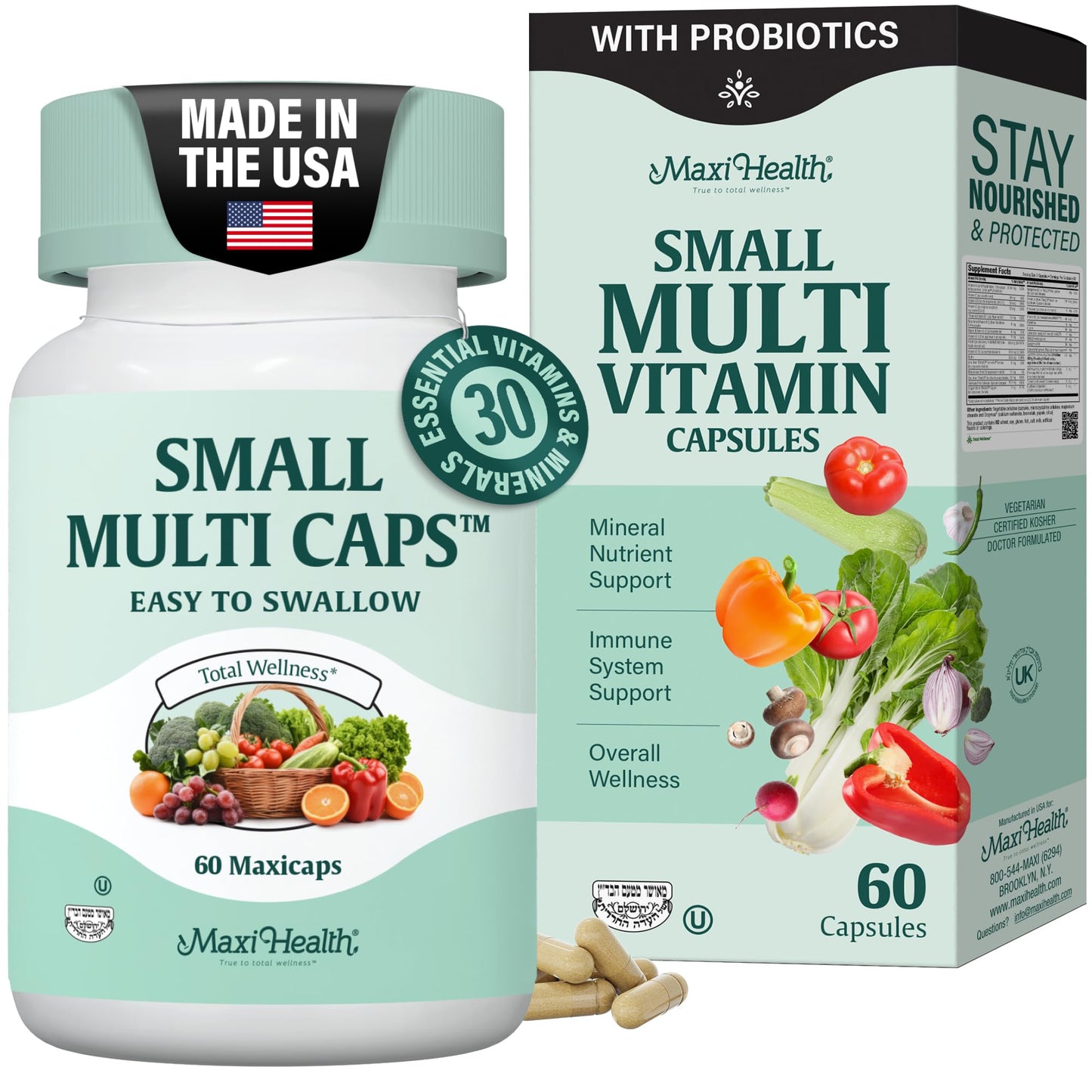 Maxi Health Multivitamin Capsule 60 Count
