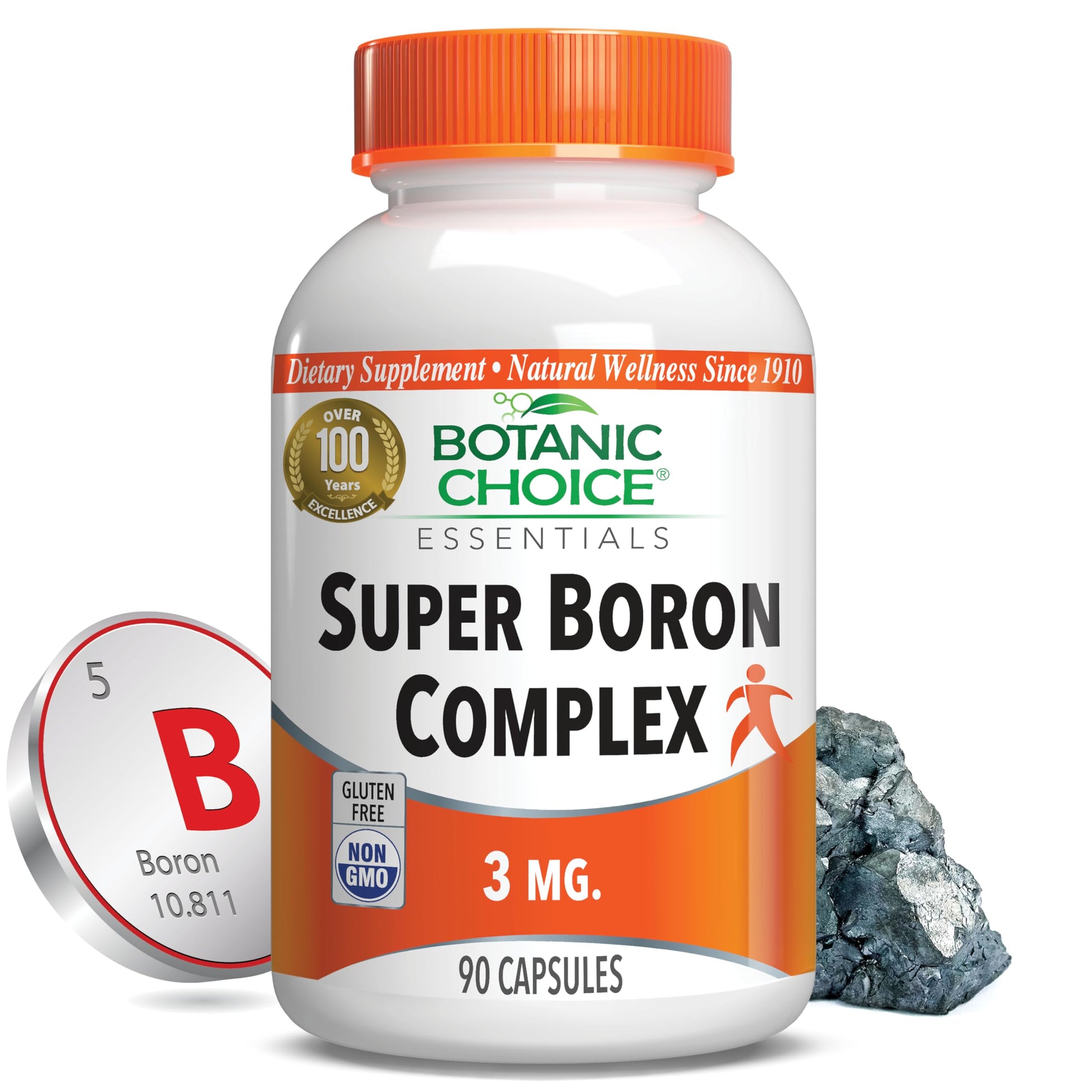 Botanic Choice Super Boron Complex 3 mg Capsules, 90 Count