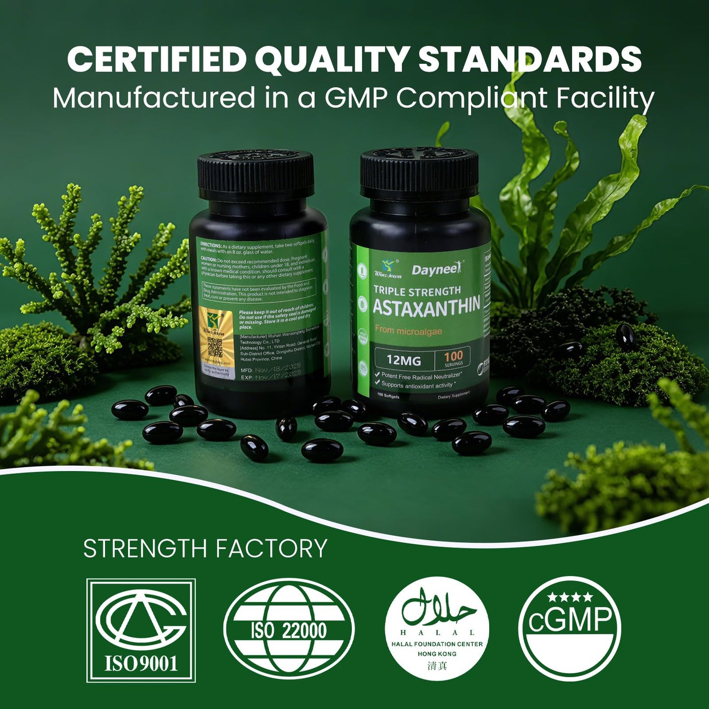 Wins Town Astaxanthin Softgels 100