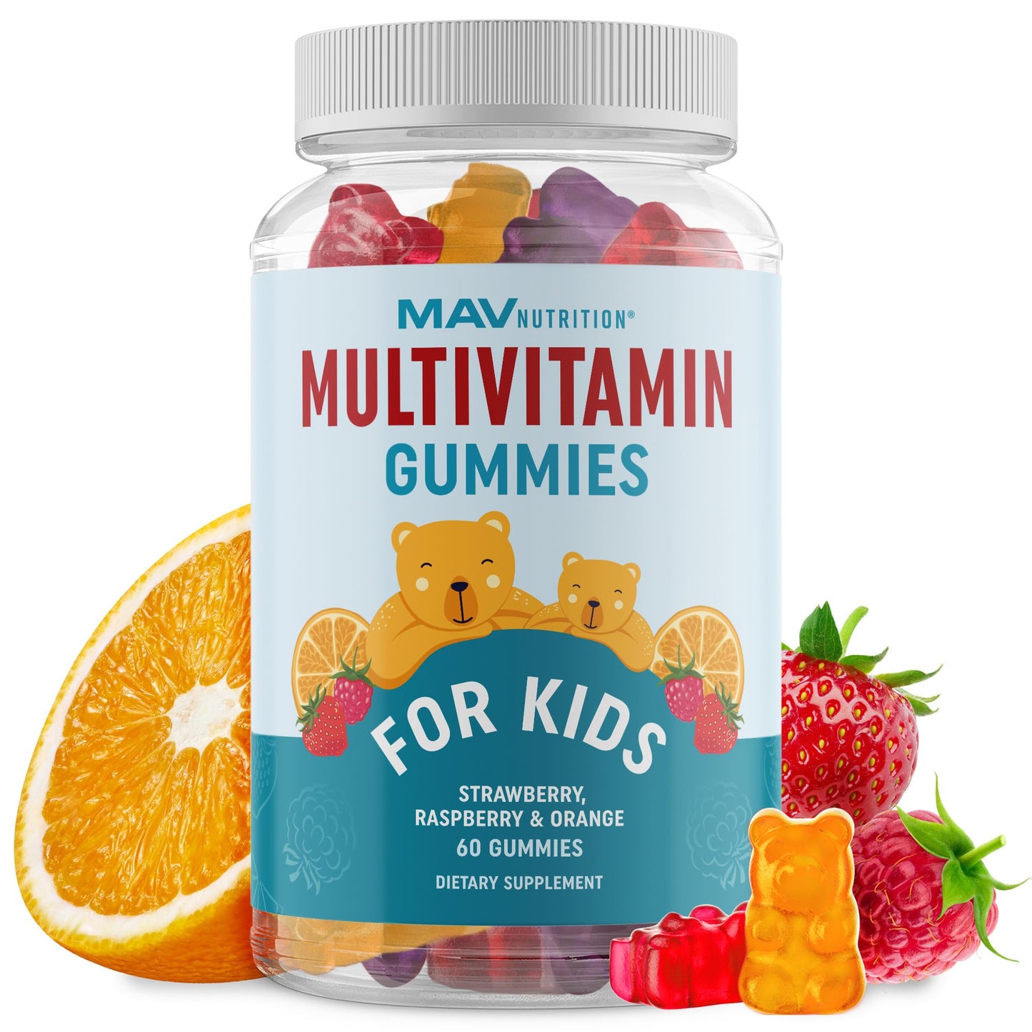 MAV NUTRITION Kids Multivitamin Gummies 90 Count