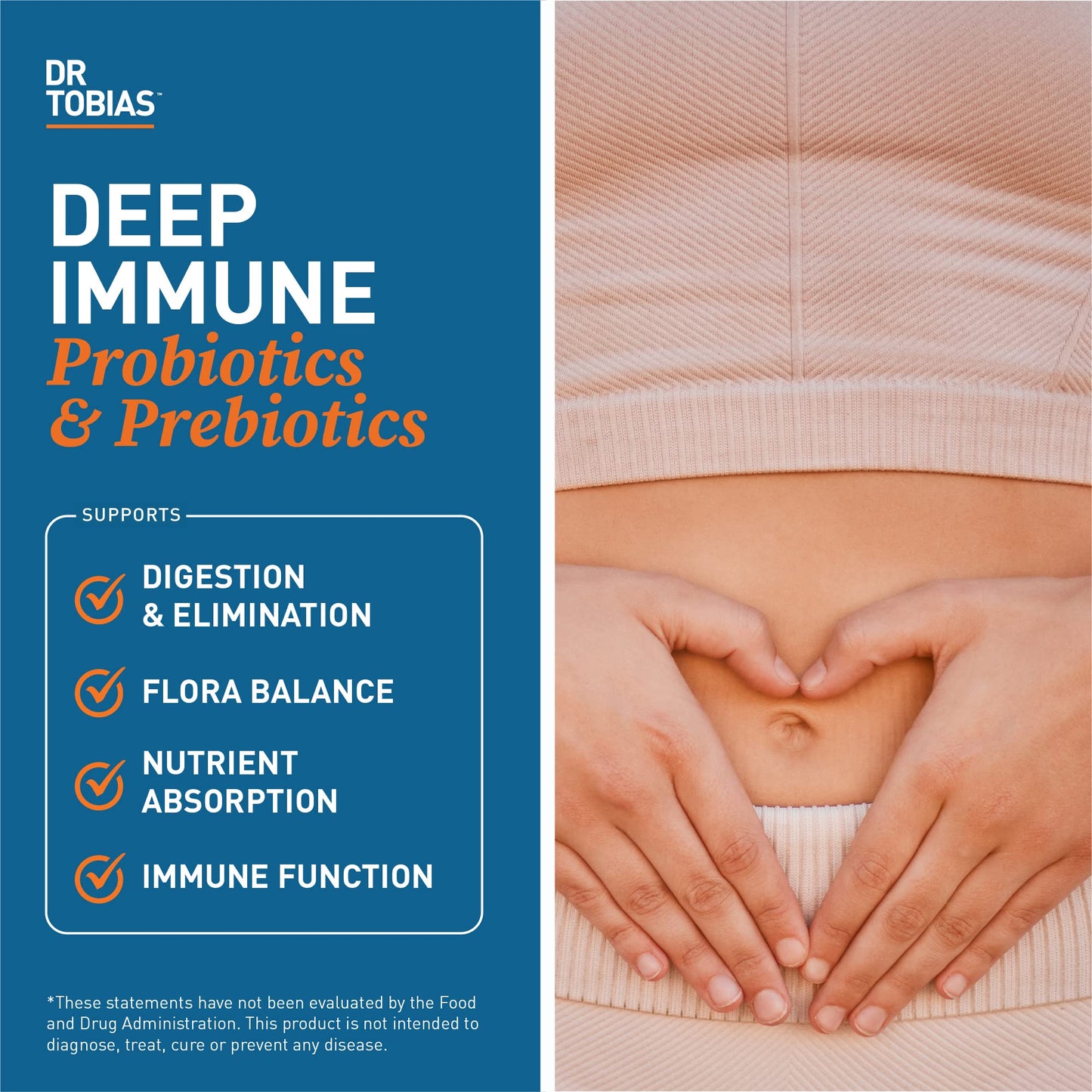 Dr. Tobias Deep Immune Probiotics & Prebiotics and Psyllium Daily Powder 1