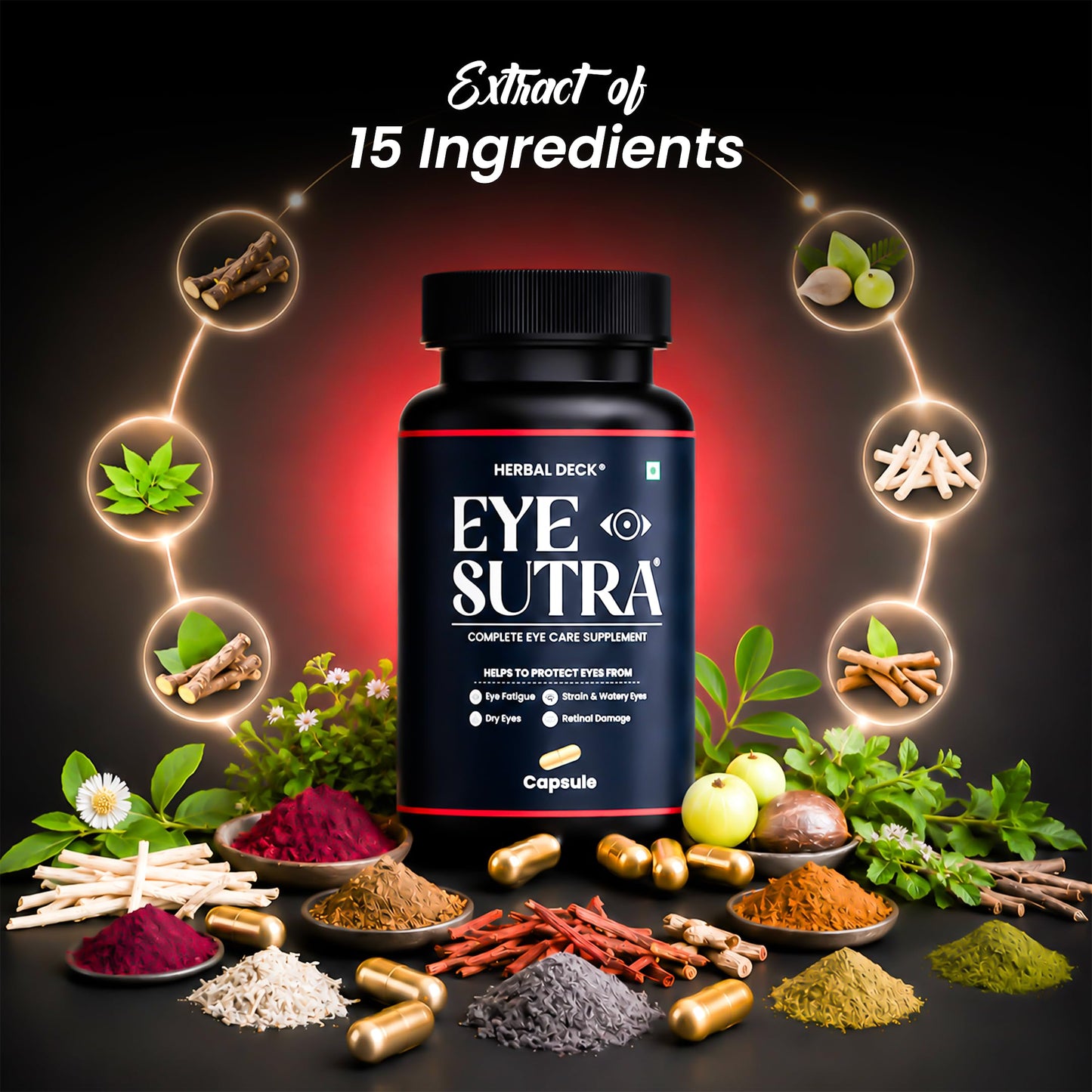 HERBAL DECK Eye Sutra 60 Capsules