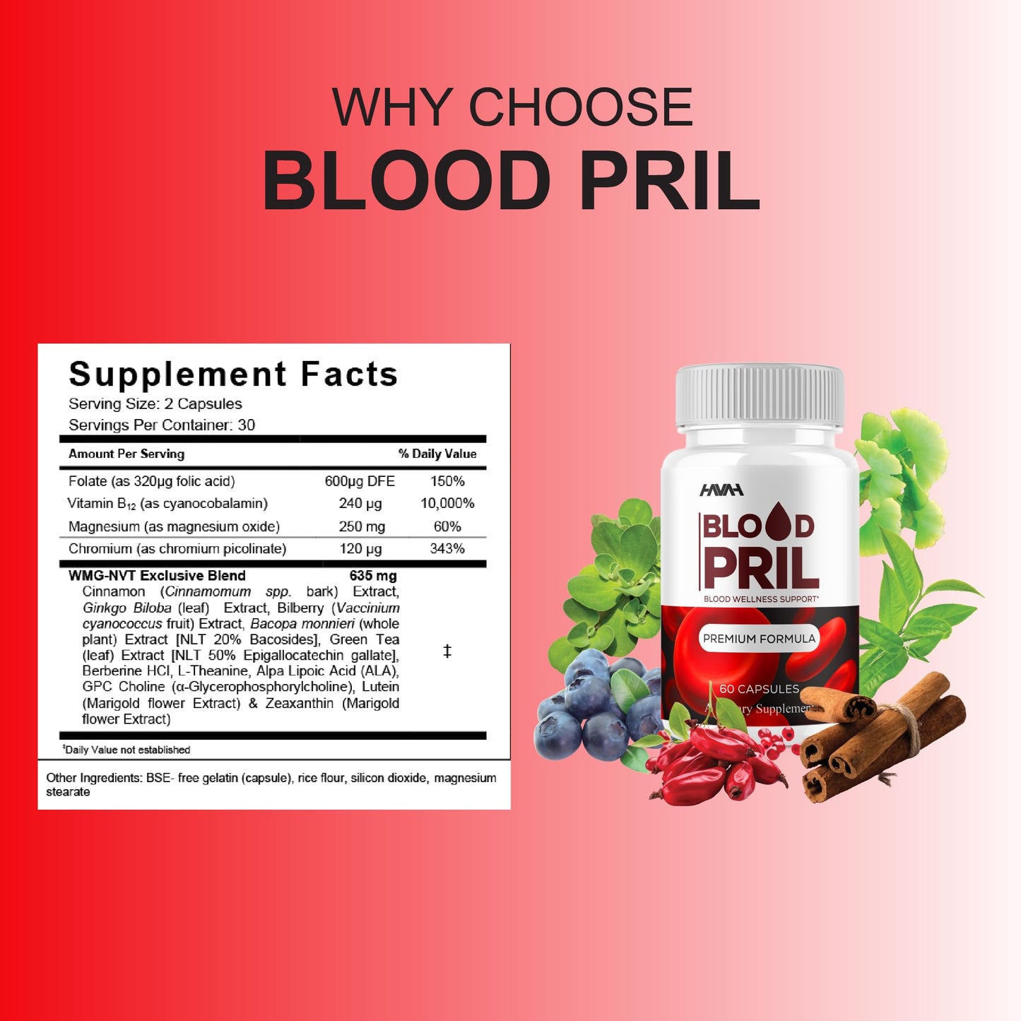 Havah Blood Pril Capsule 60 Capsules