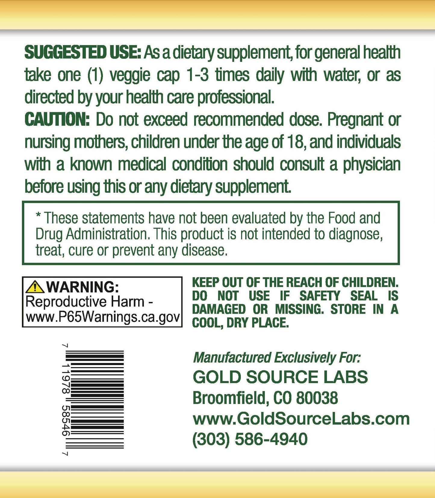 Gold Source Labs Organic Olive Leaf Extract Capsules - 400 mg Maximum Strength, 90 Count