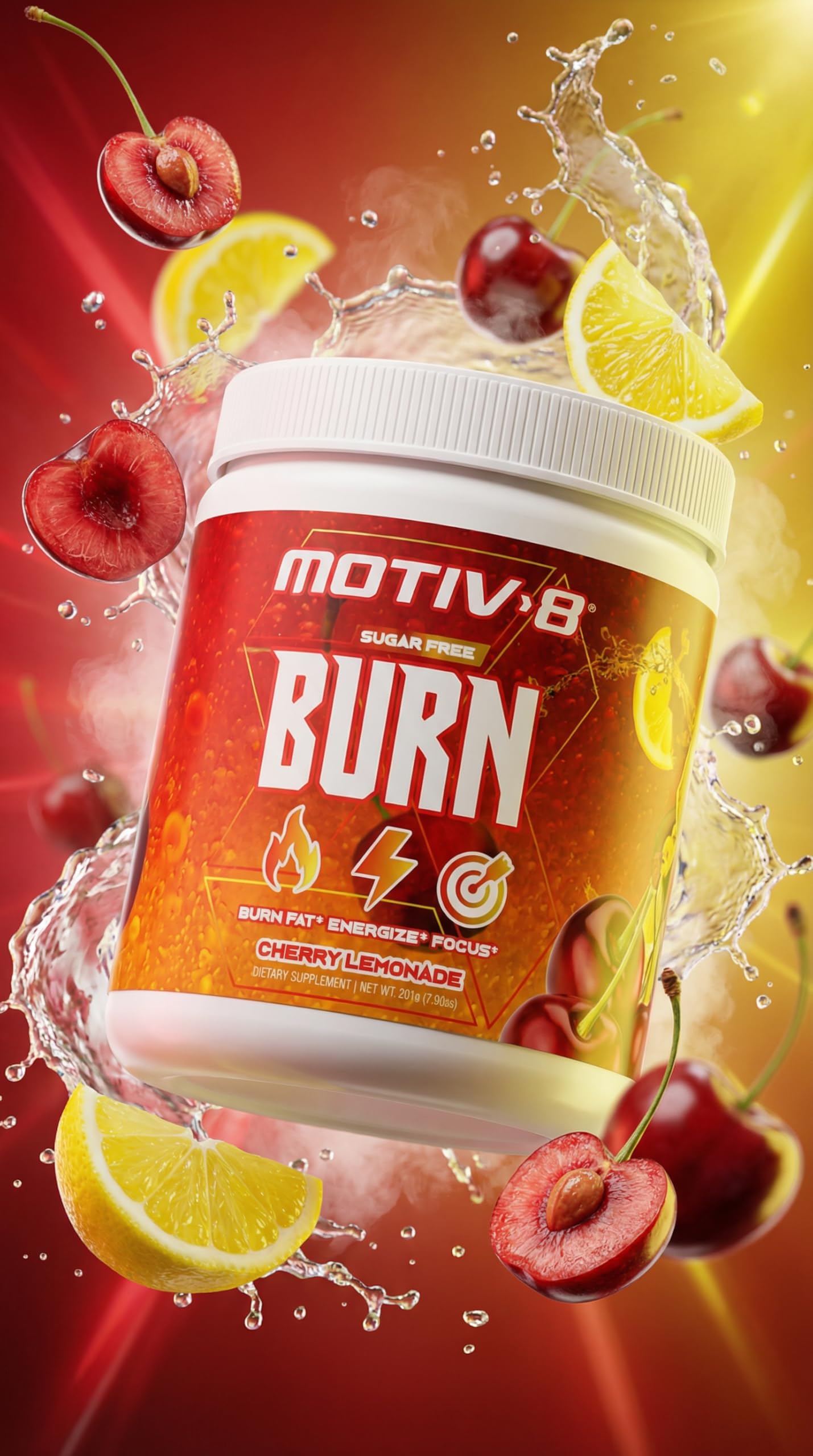 Motiv-8 Pre-Workout Performance Powder 7.19 Ounce