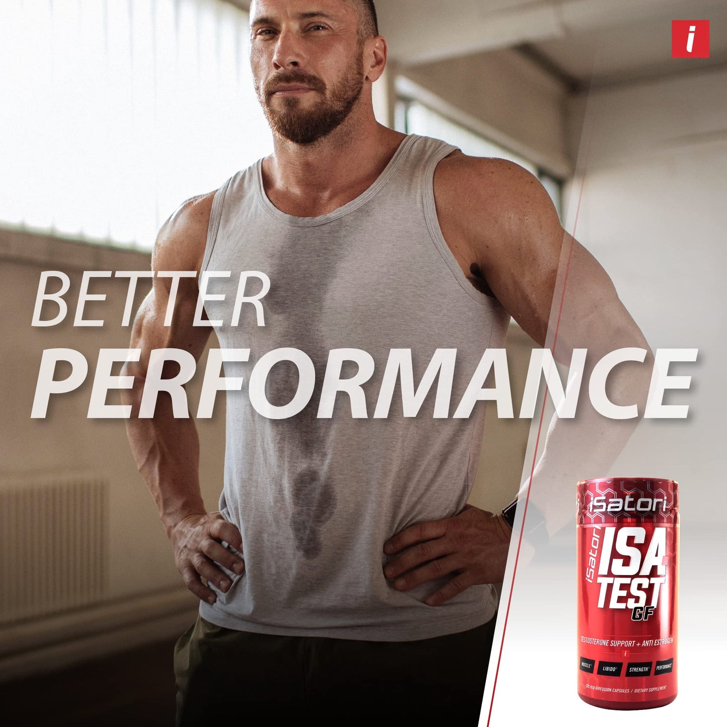 iSatori ISA-Test GF High Performance Capsules, 120