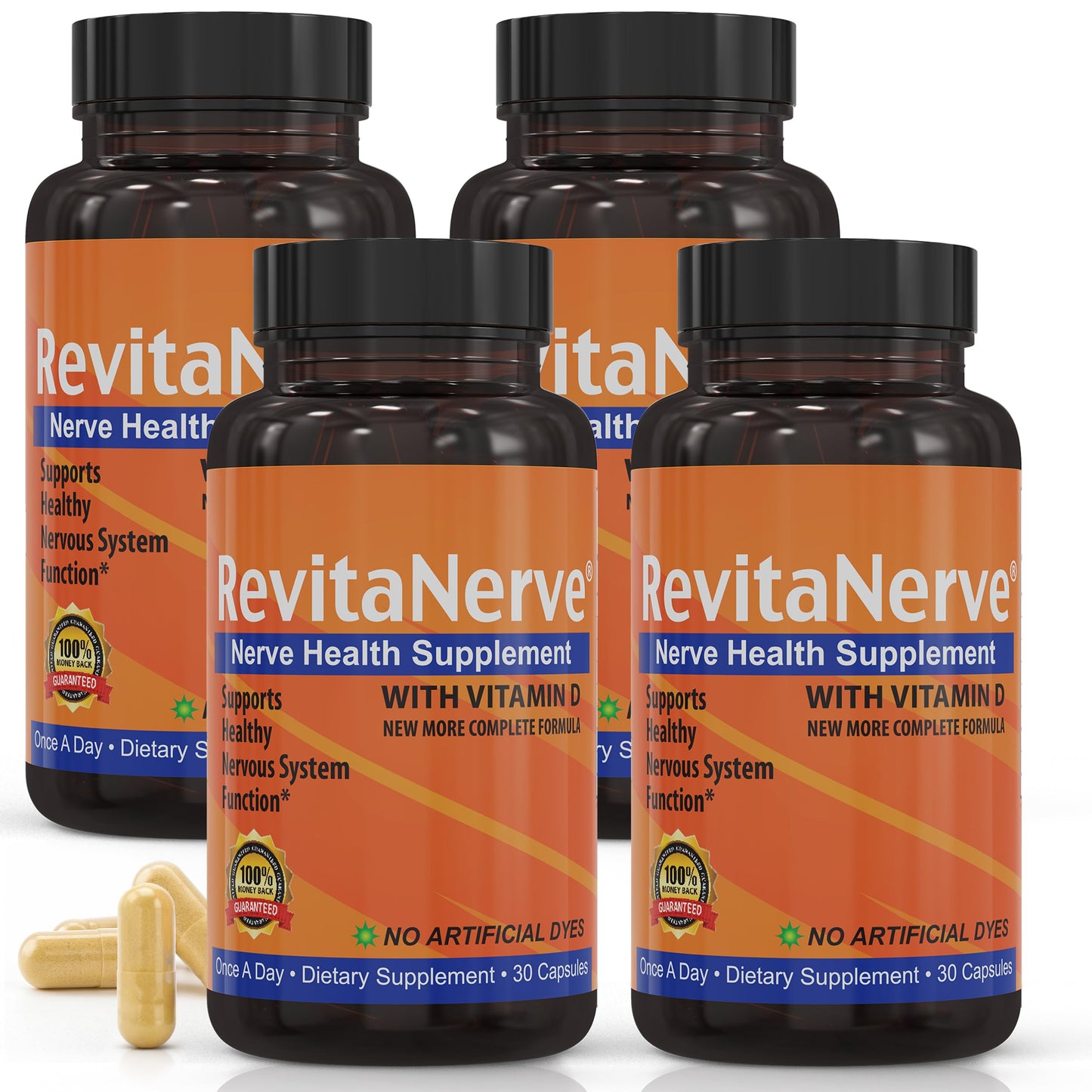 RevitaNerve Nerve Support Capsules, 120 Capsules