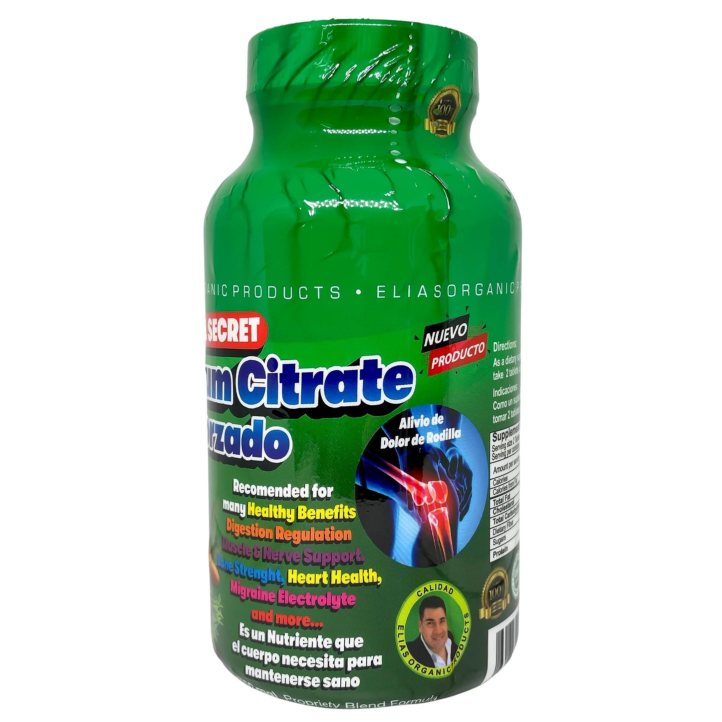 Elias Organic Products Magnesium Citrate Reforzado Tablets 60