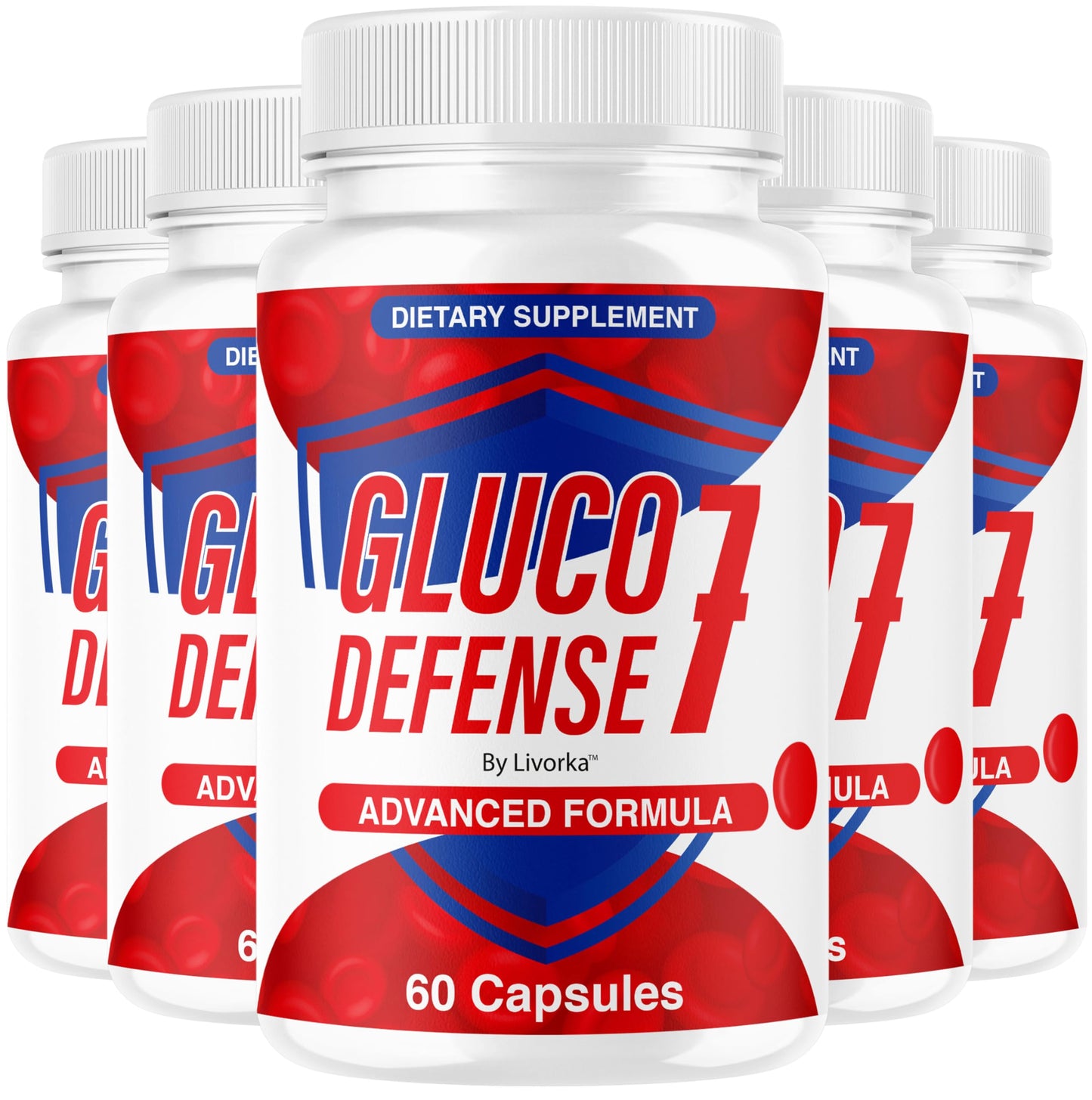 LIVORKA GlucoDefense 7 Capsules, 300 Capsules