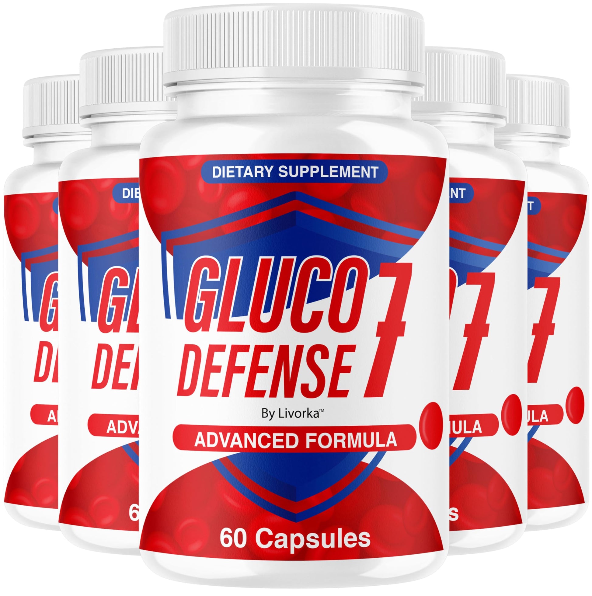 LIVORKA GlucoDefense 7 Capsules, 300 Capsules
