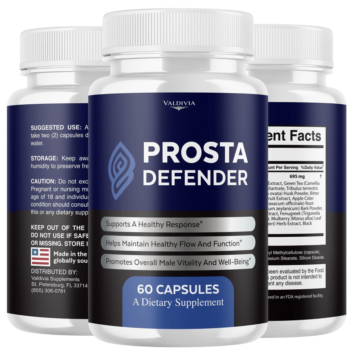 Valdivia Prosta Defender Capsules 300 Capsules