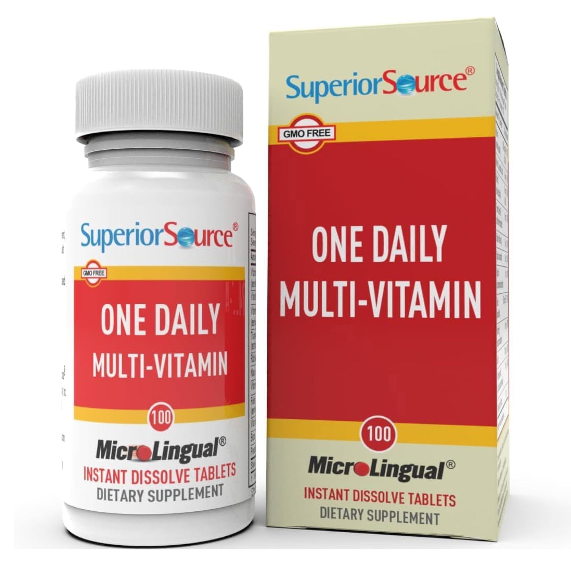 Superior Source One Daily Multi-Vitamin Tablet, 100 Tablets