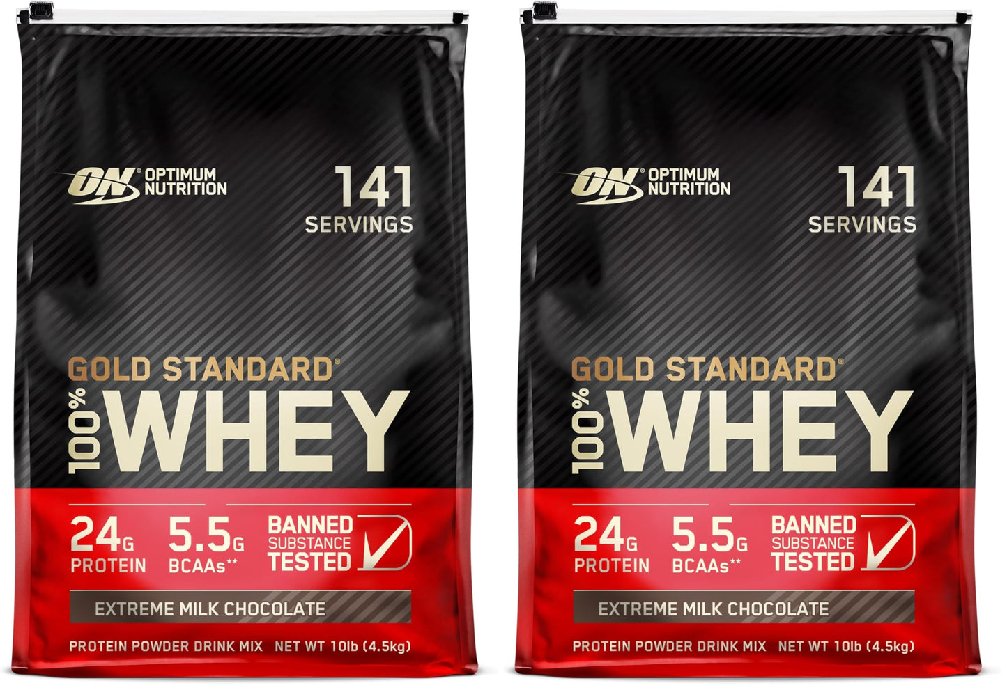 Optimum Nutrition Gold Standard 100% Whey Protein Powder, Extreme Milk Chocolate, 10 Pound, 320 Servings