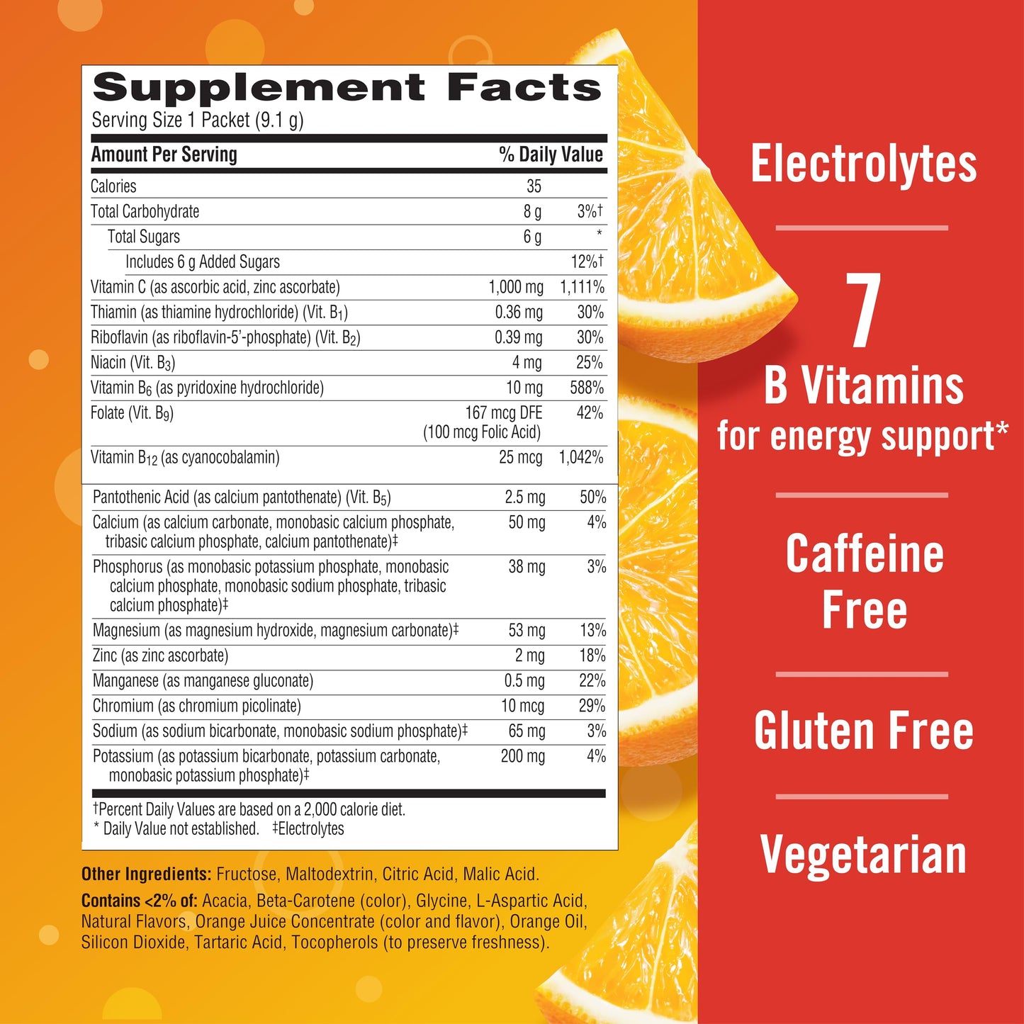 Emergen-C 1000mg Vitamin C Immune Support Powder, 10 ct