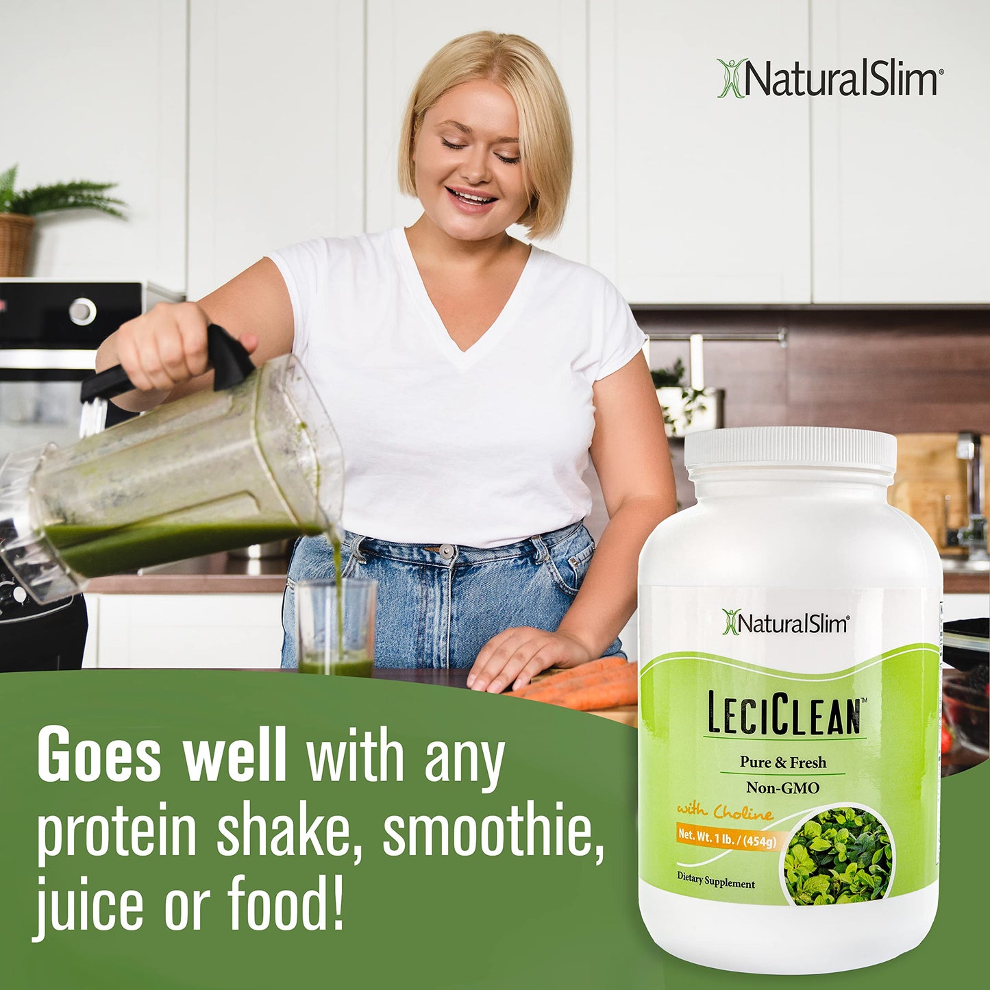 NaturalSlim Natural Soy Lecithin Granules with Choline Powder 16