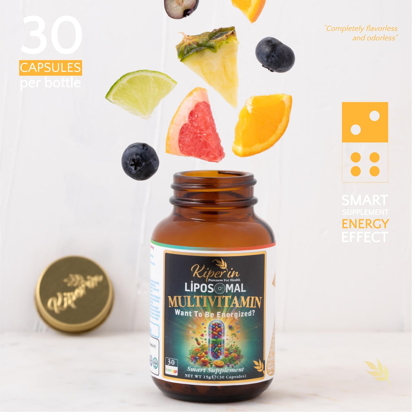 Kiperin Liposomal Multivitamin Smart Supplement Capsule 30 Count