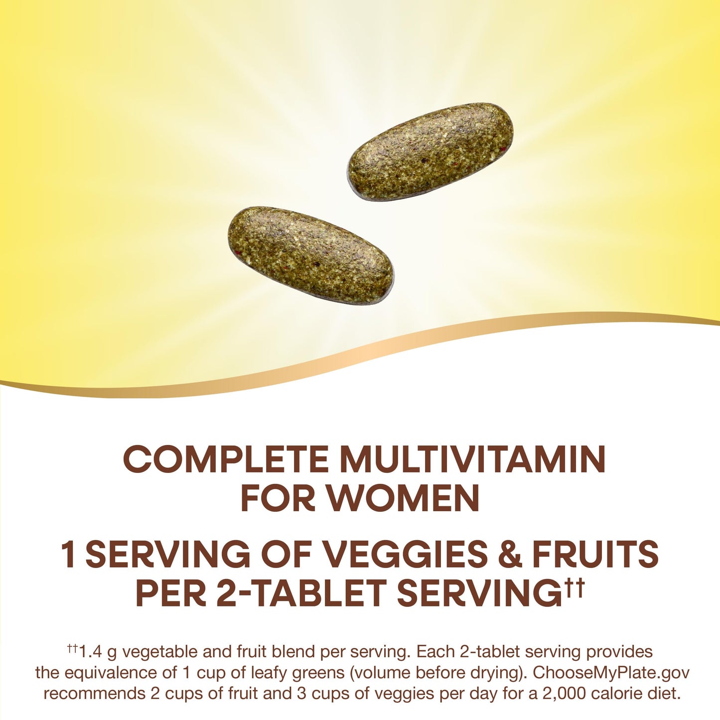 Nature's Way Alive! Women's Garden Goodness Complete Multivitamin Tablet, 60 Count