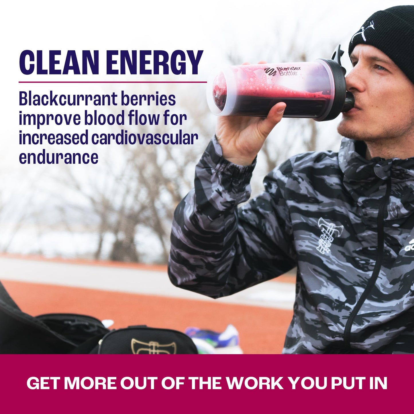2before Blackcurrant All Natural Vegan Pre Workout Powder, 4.2 oz (Pack of 10)