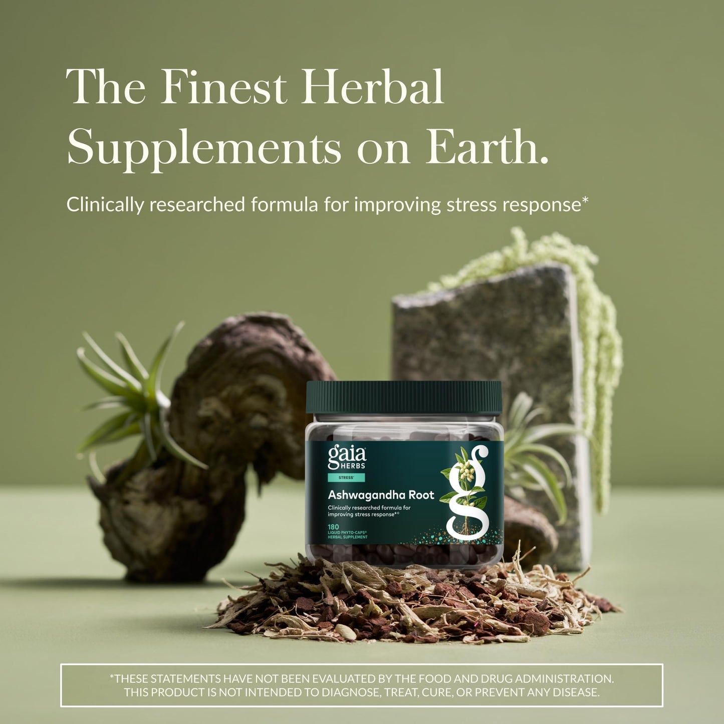 Gaia Herbs Ashwagandha Root Capsule 180 Count