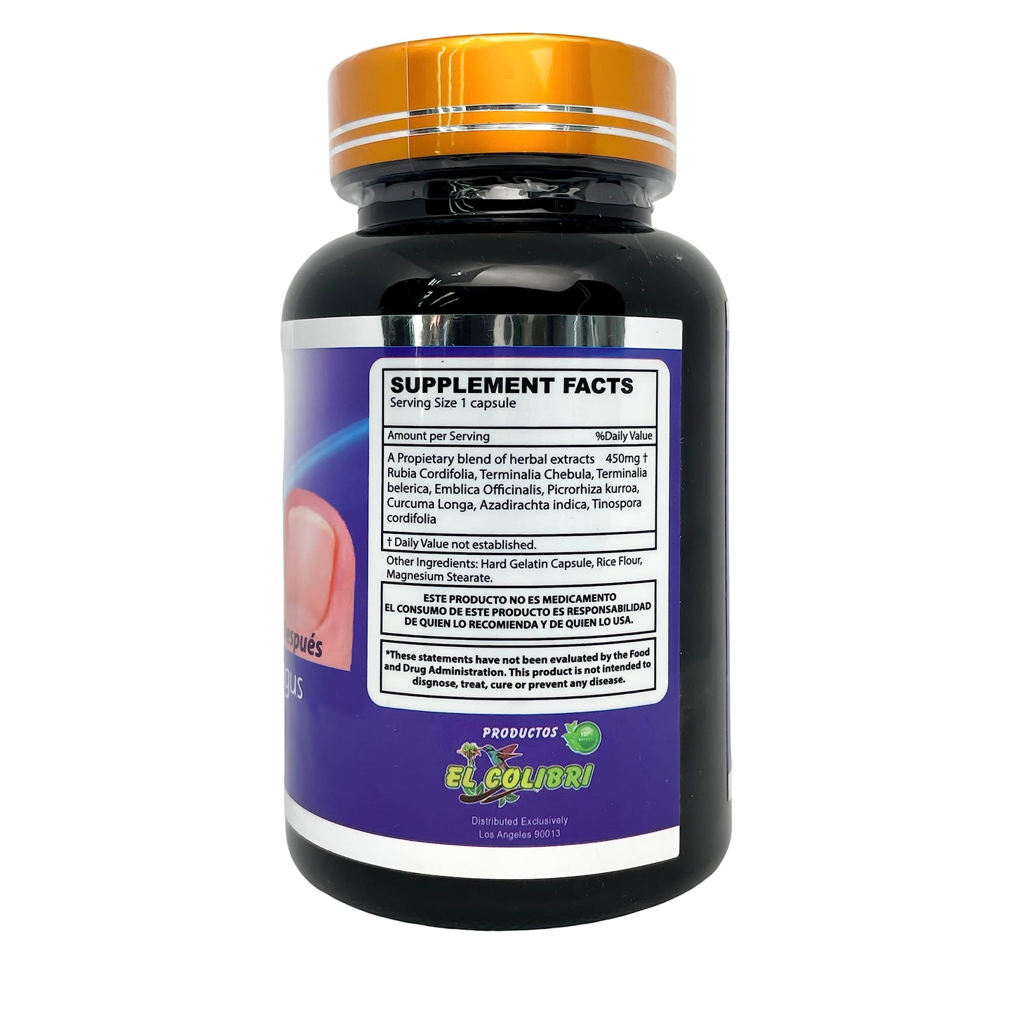Productos El Colibri Foot Hongo Set Proprietary Blend Capsules 90 Count