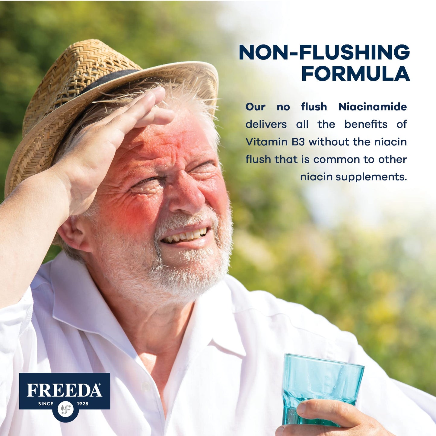 FREEDA Niacinamide Vitamin B3 250 mg, 500 Capsules