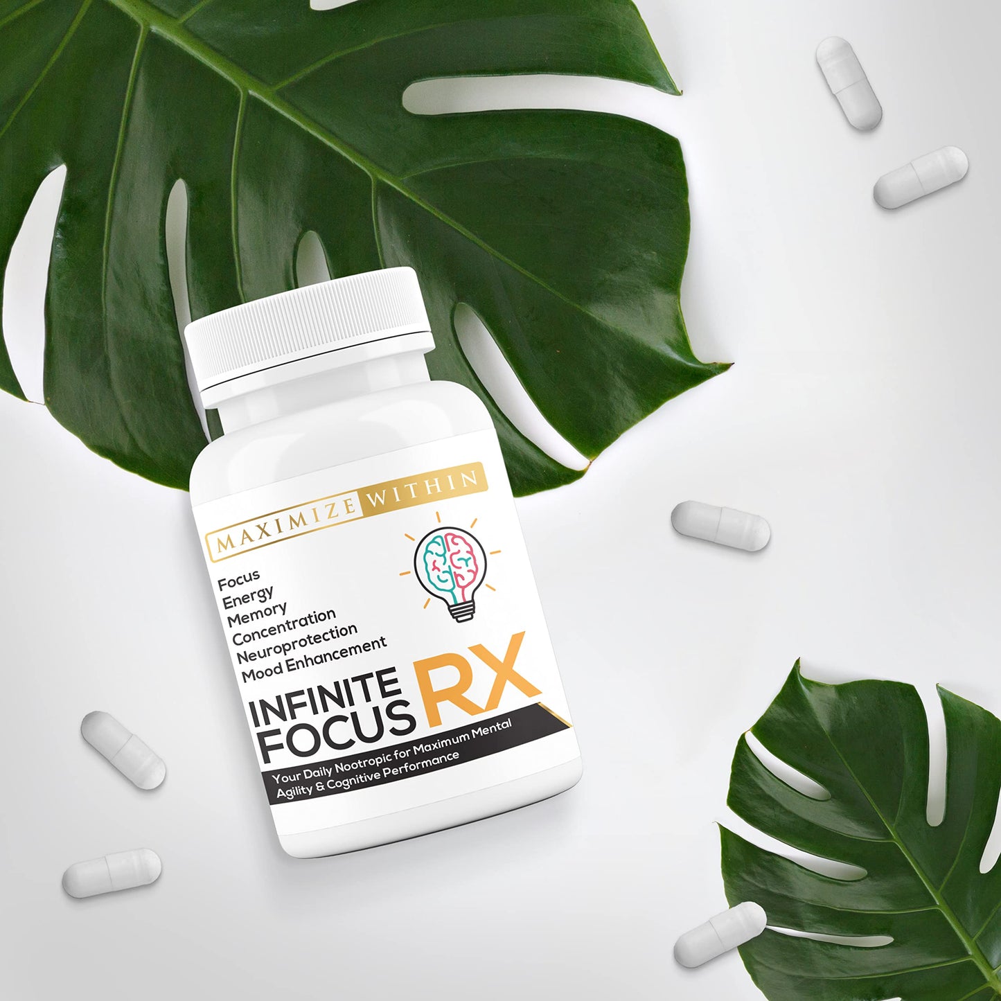 Maximum Slim Infinite Focus RX Nootropic Capsules 60 Count