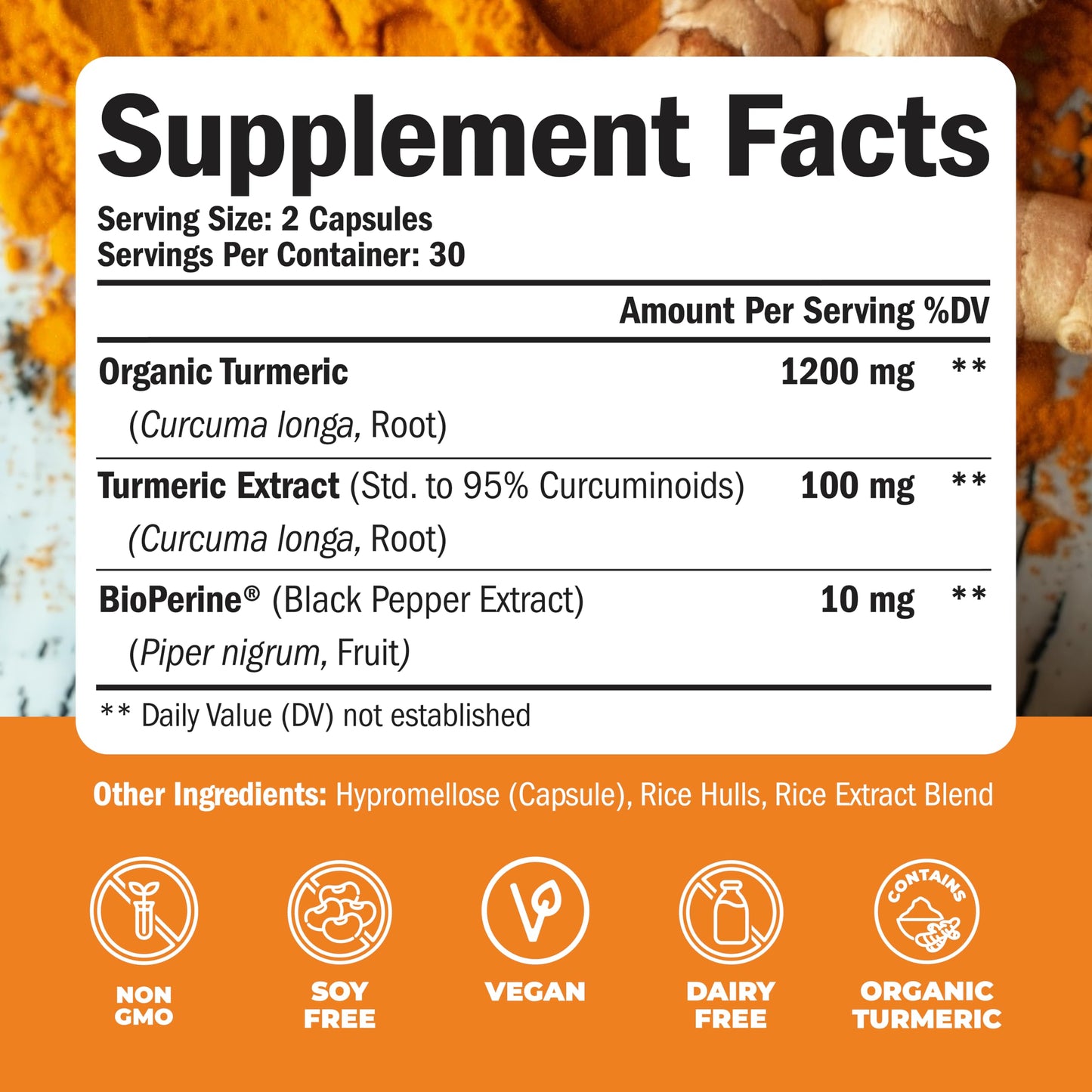 Vimerson Health Turmeric Curcumin with Black Pepper Extract & Multivitamin for Women Capsules 120