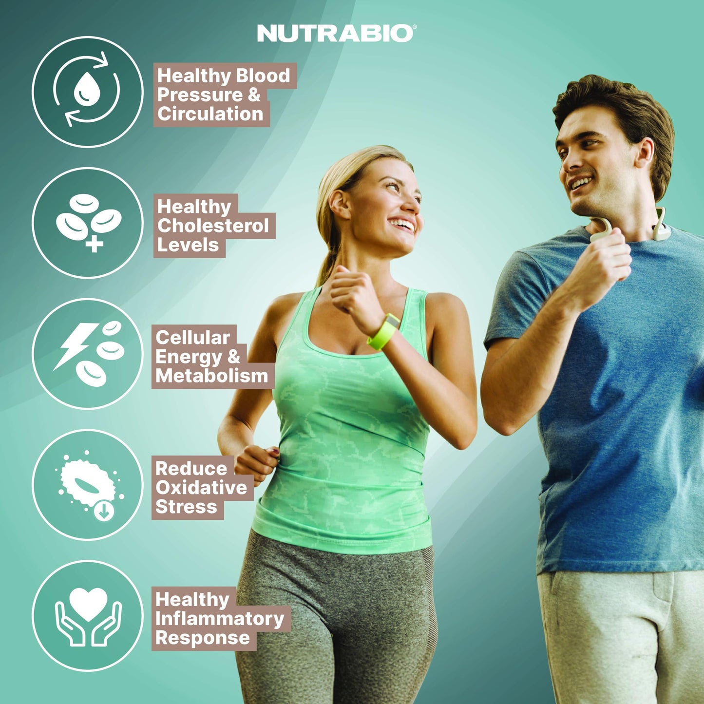 NutraBio Heart 90 Capsules