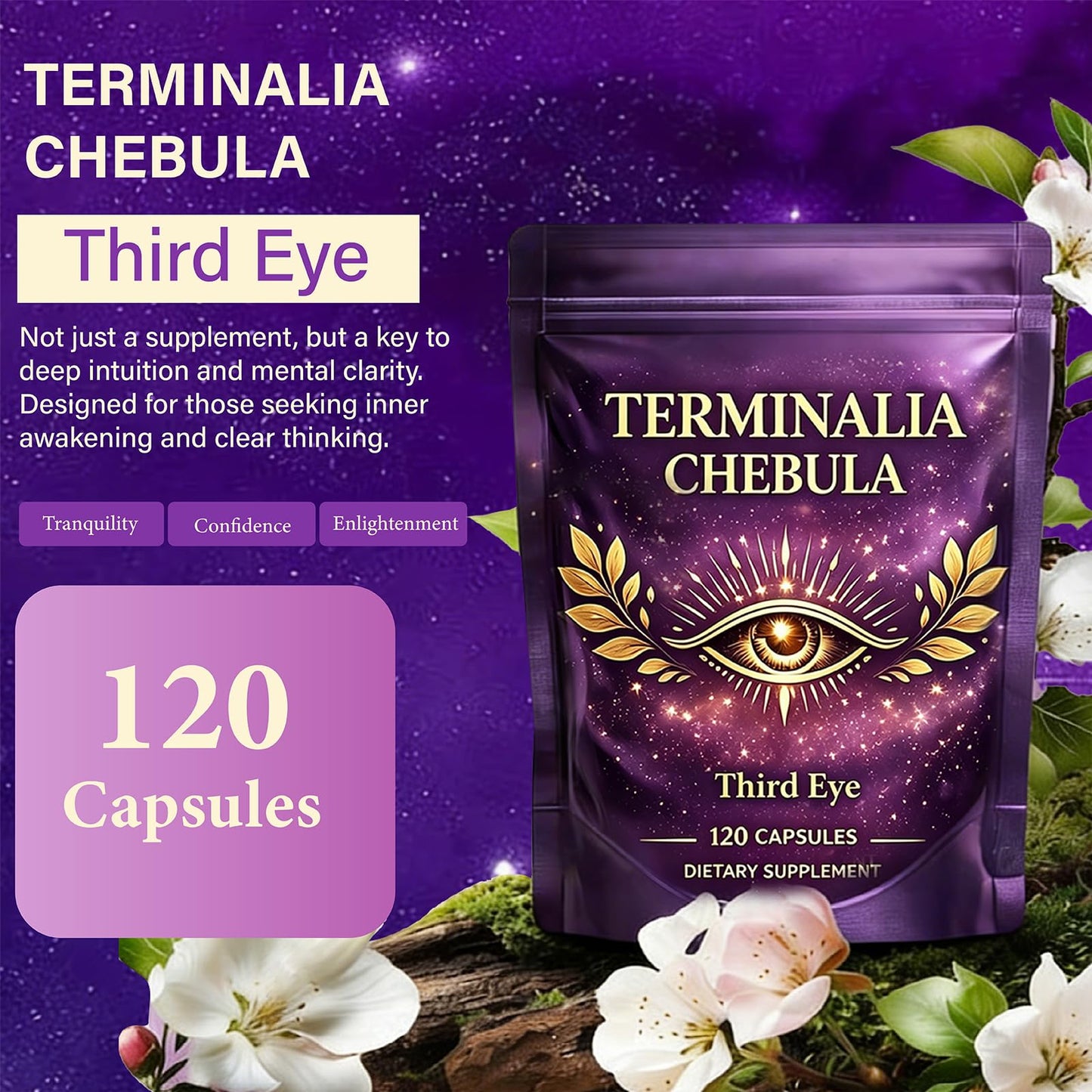 Osdywer Haritaki Third Eye Capsules, 120 Capsules