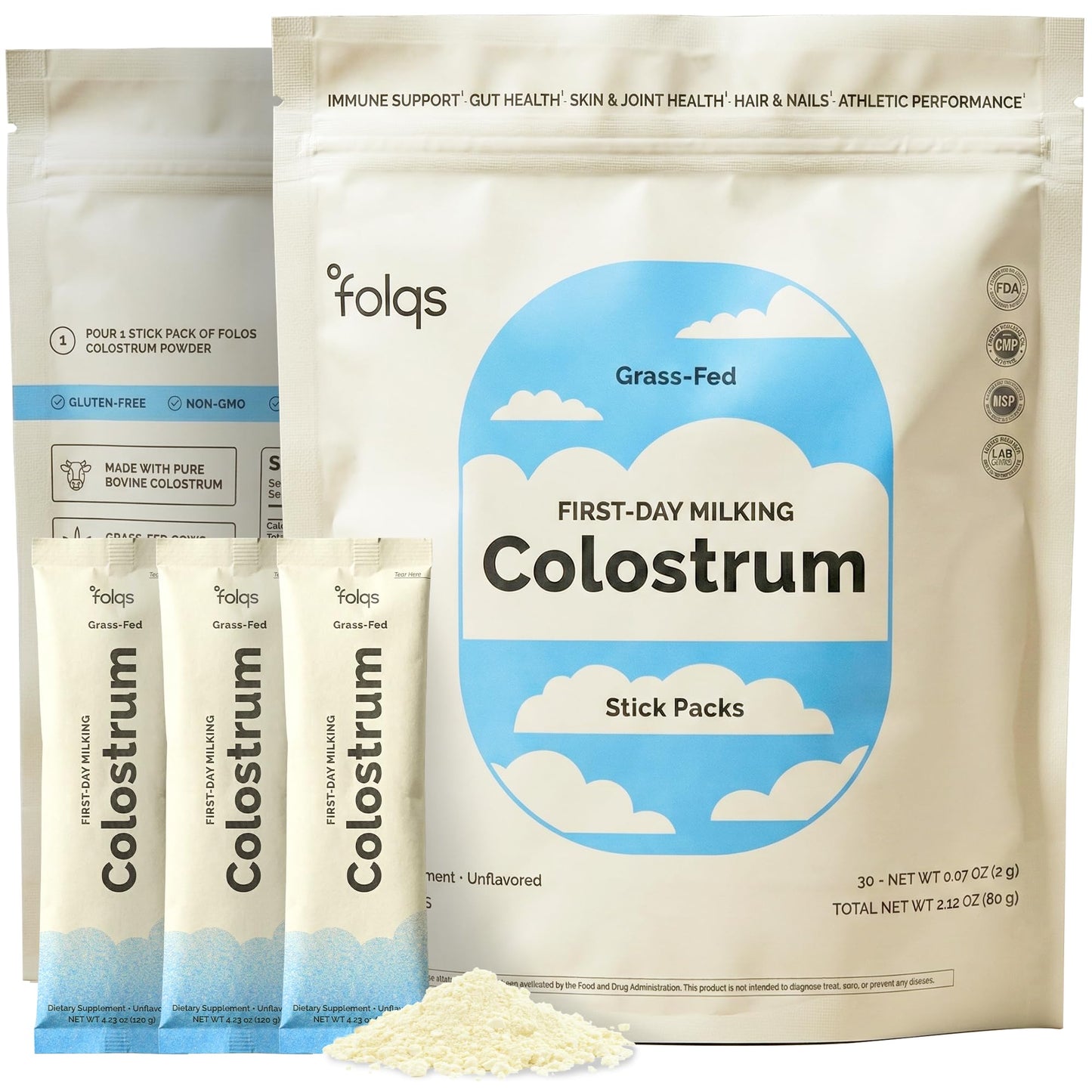 Folqs Bovine Colostrum Powder 2.12