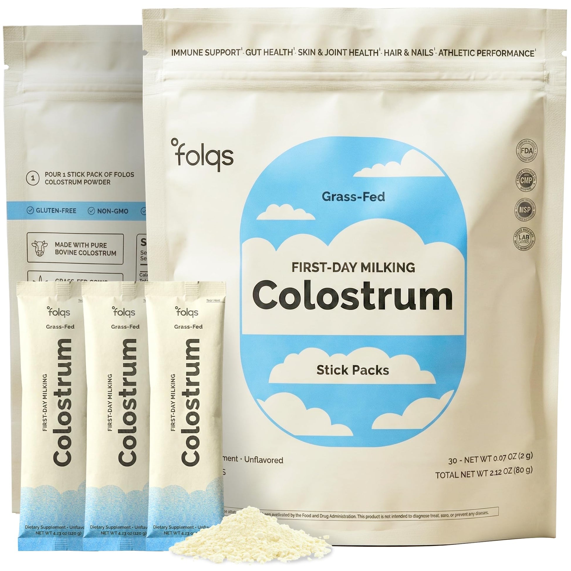 Folqs Bovine Colostrum Powder 2.12