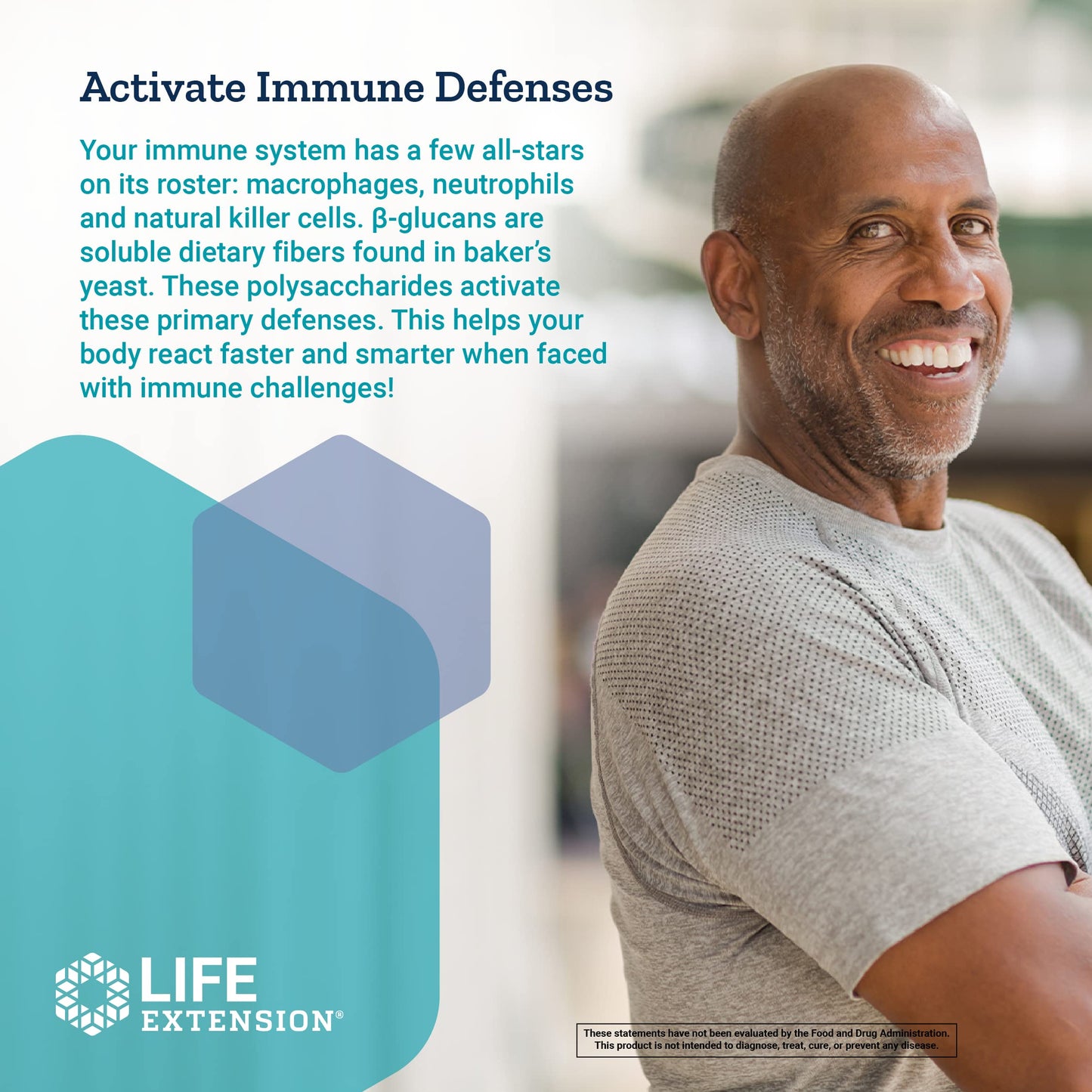 Life Extension Mushroom Immune with Beta Glucans Capsule 1 Count