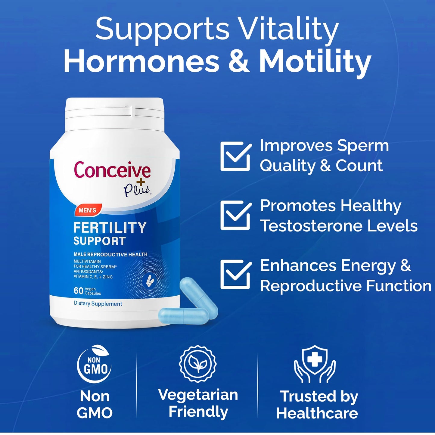 Conceive Plus Fertility Support for Men 60 Capsules