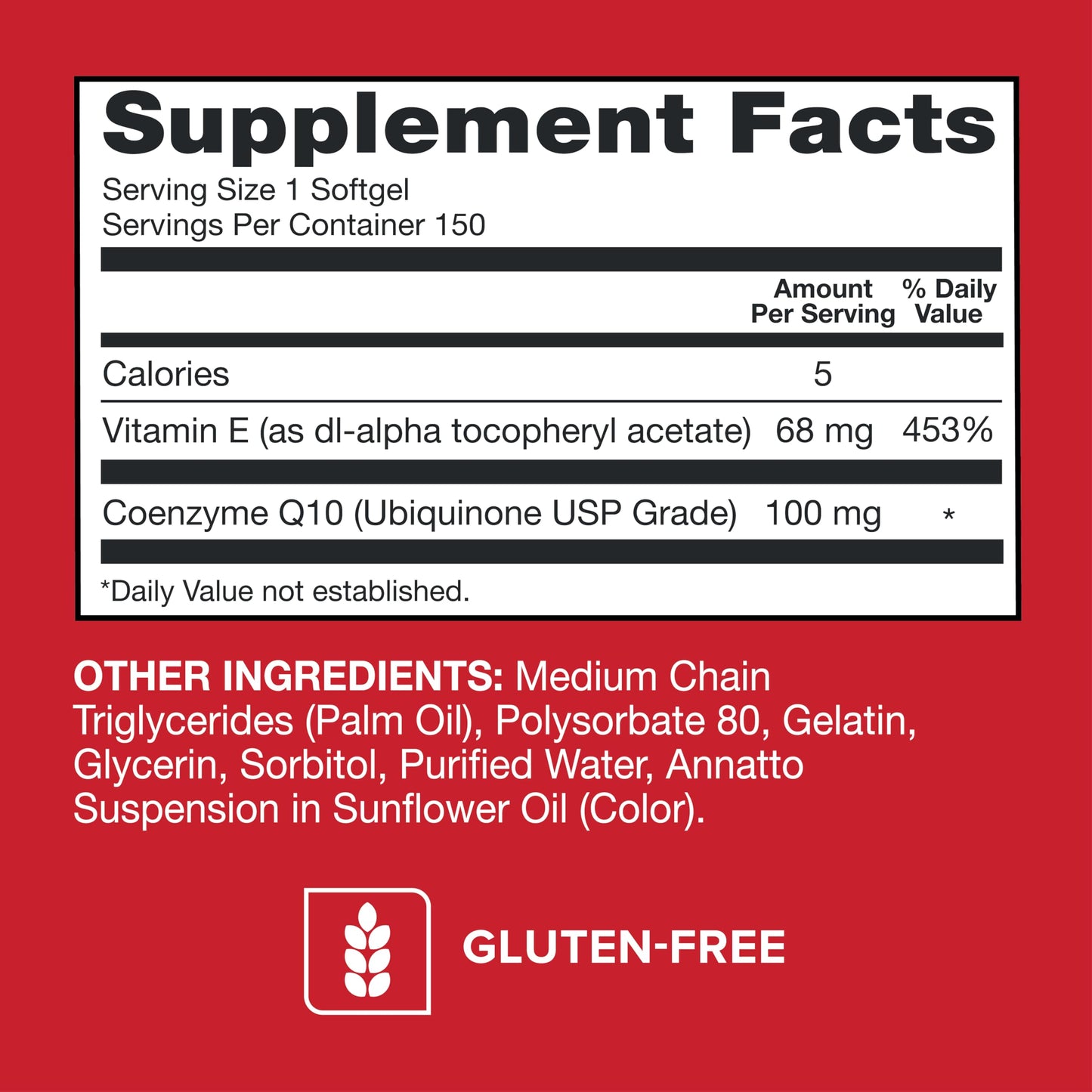 Qunol CoQ10 100mg Softgels, 150 Count