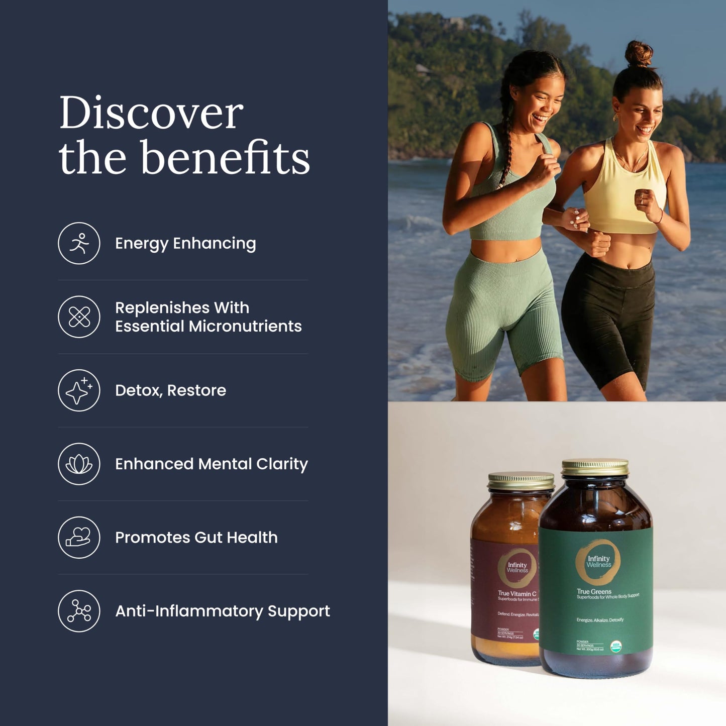 Infinity Greens Superfood Powder 11.99 Ounce