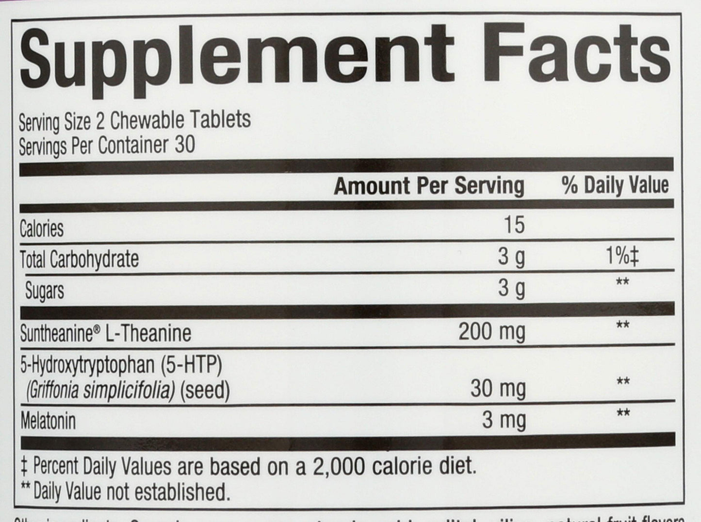 Natural Factors Stress-Relax Tranquil Sleep Chewable Tablets 60 Count
