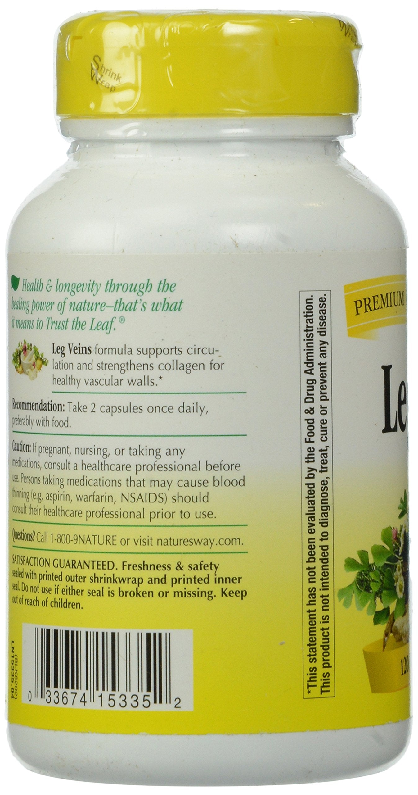 Nature's Way Leg Veins with Tru-OPCs™, 120 Capsules