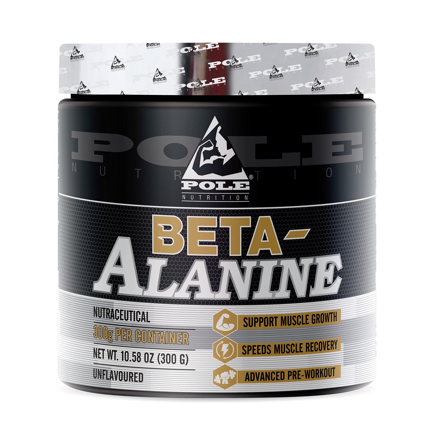 Pole Nutrition Beta-Alanine Powder Unflavored, 75 Serving