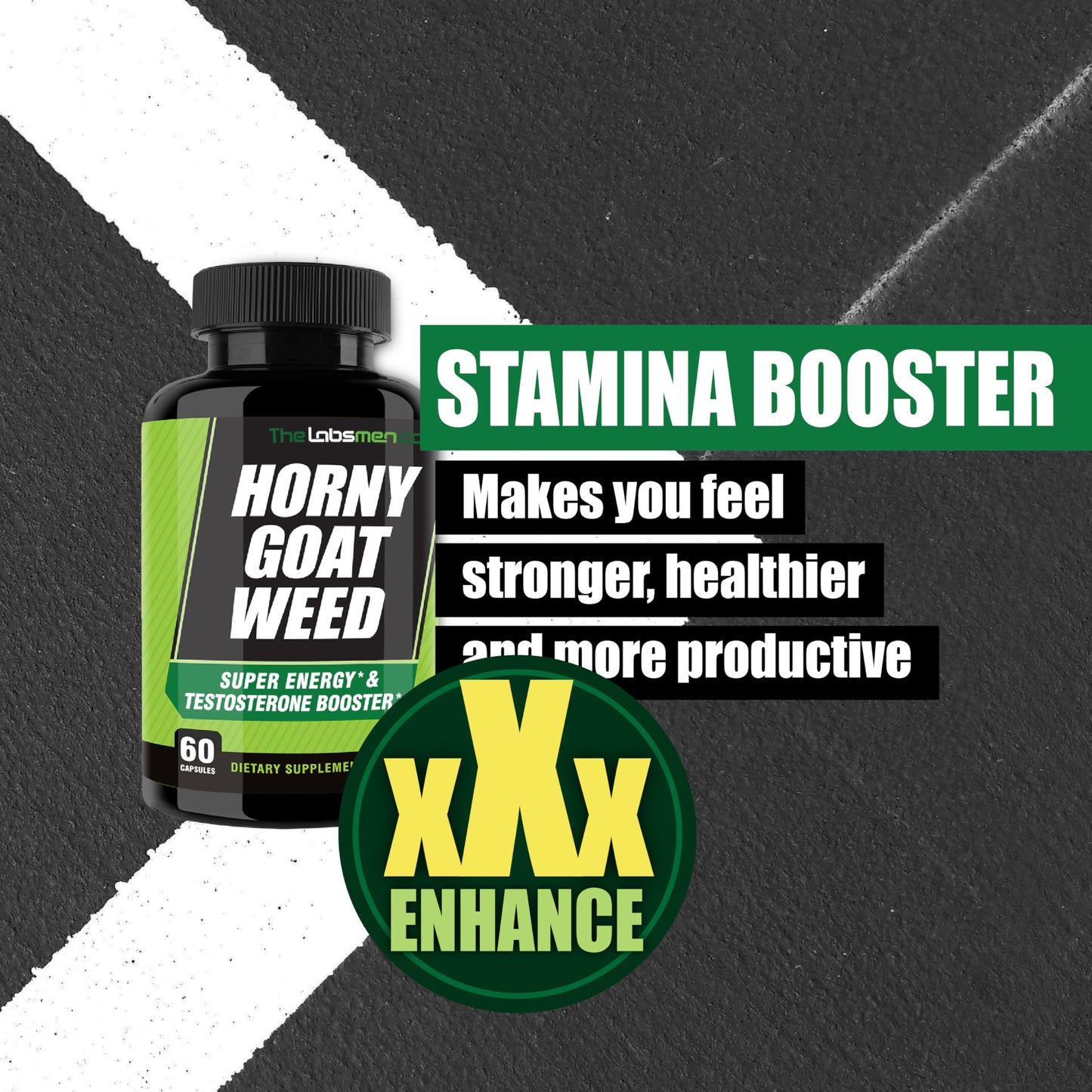 THELABSMENCO Horny Goat Weed for Men Capsule 60 Count
