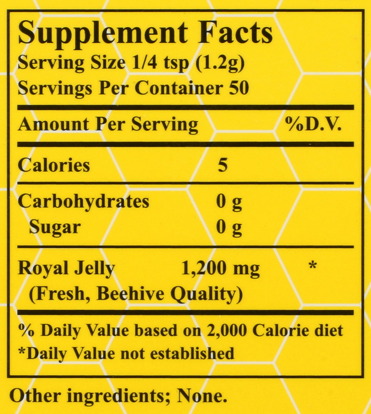 YS Eco Bee Farms Royal Jelly 60,000 mg Liquid, 2 oz