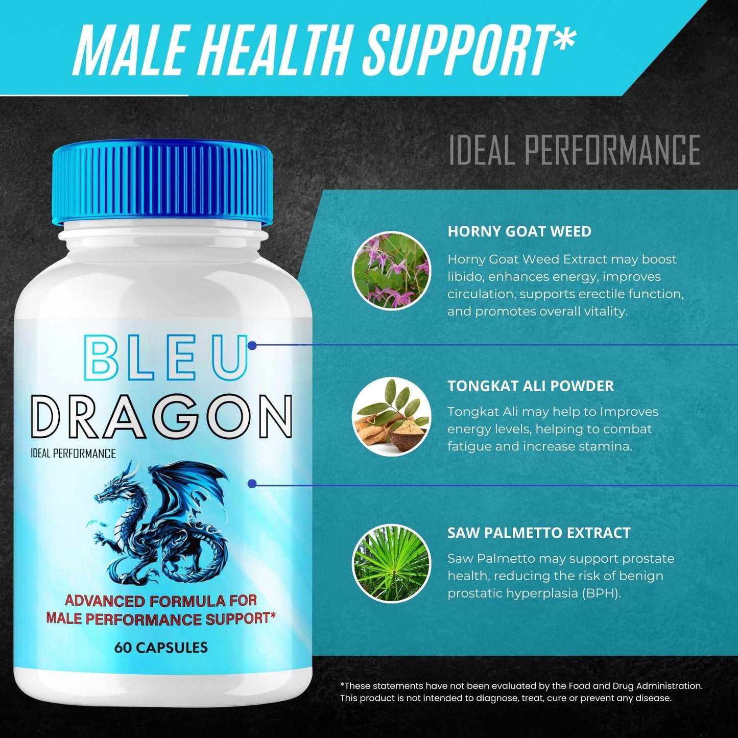 Ideal Performance Bleu Dragon Capsules 120 Capsules