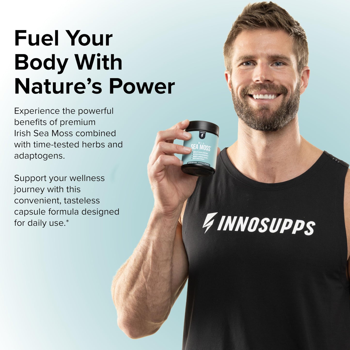 InnoSupps Wild Sea Moss Capsules 60 Count