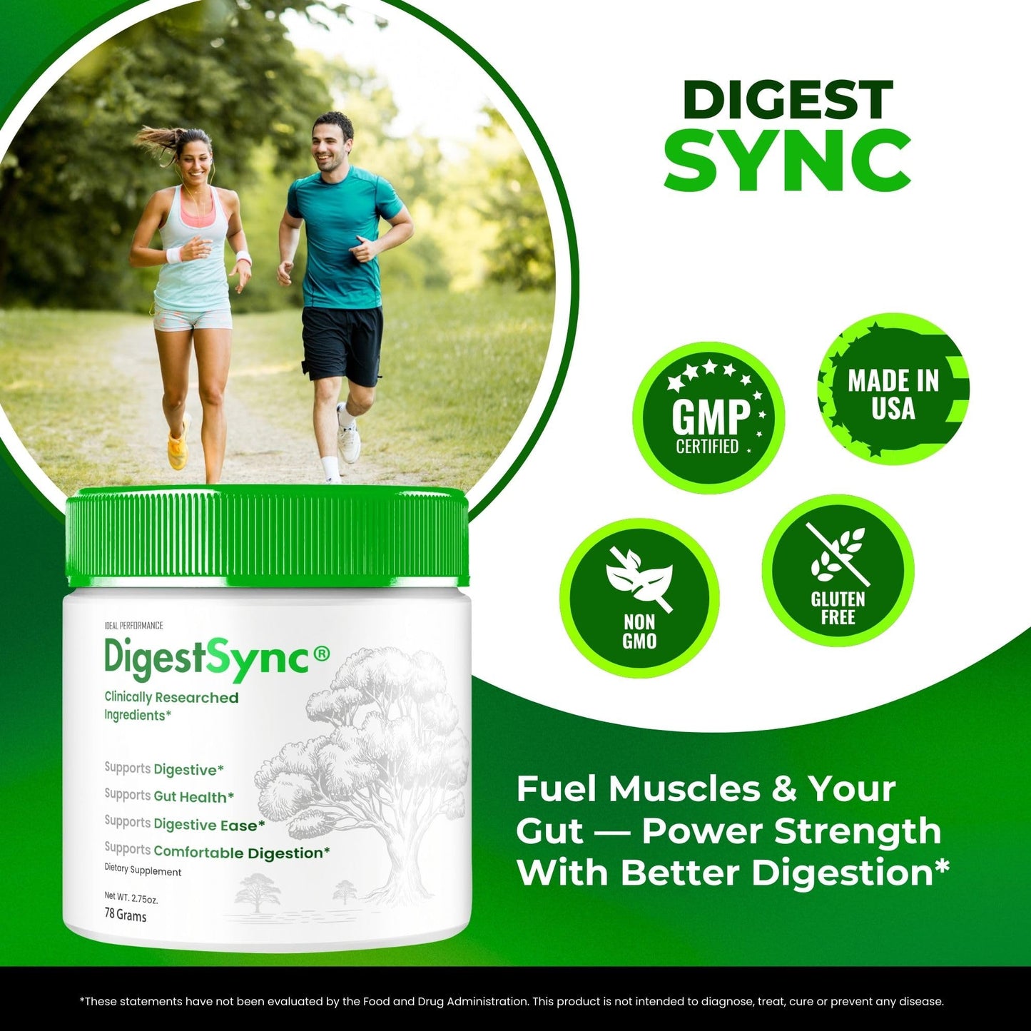 IDEAL PERFORMANCE DigestSync Gut Health Powder (2 Count)