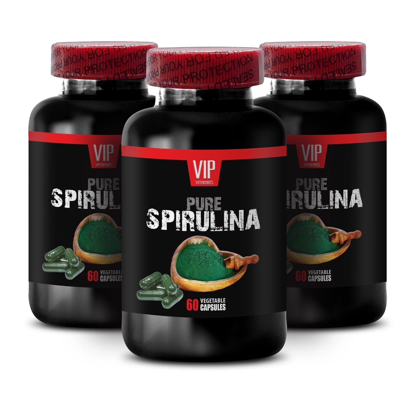 SKIN CARE SOLUTIONS Spirulina Capsules 60 Count