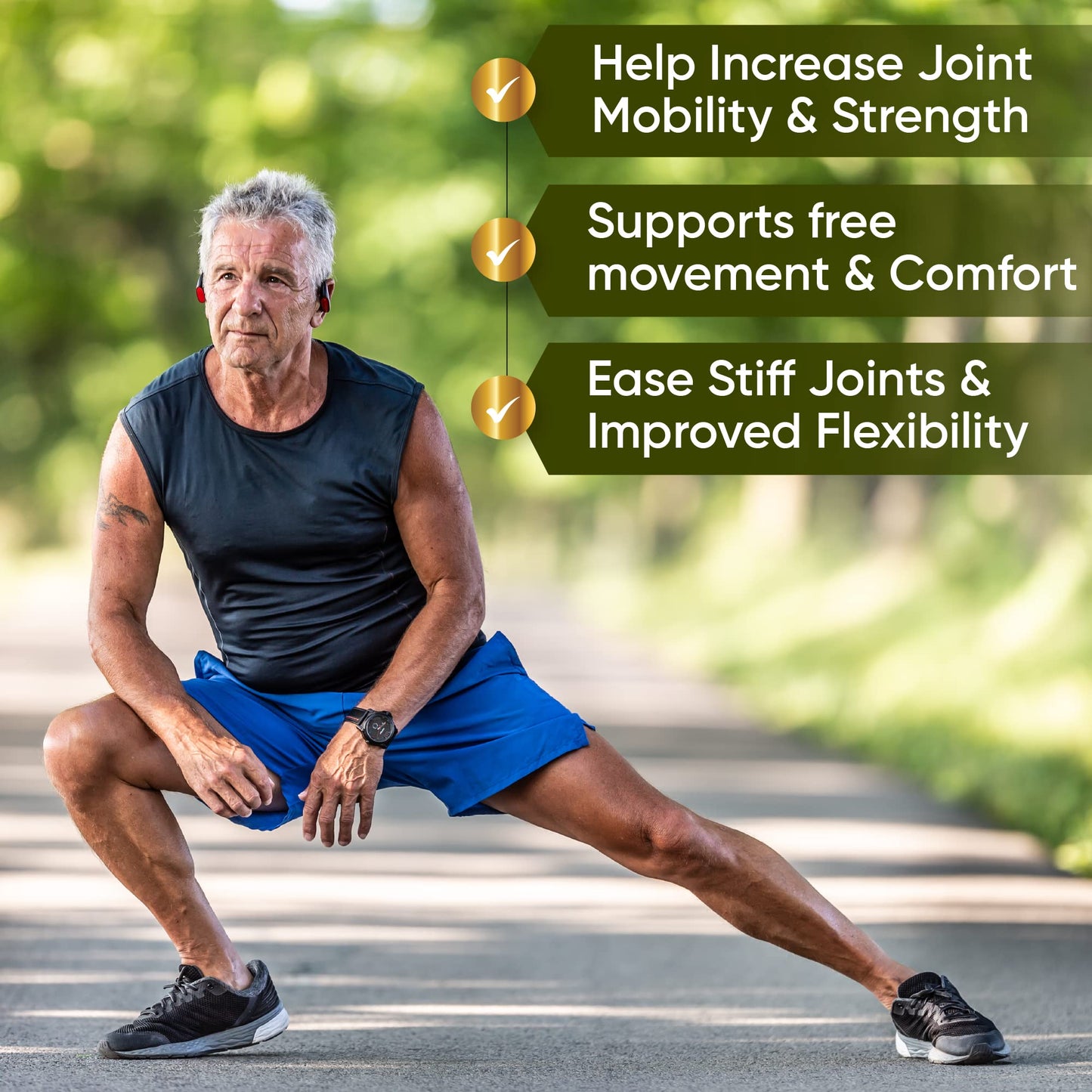 NutraPro Glucosamine Chondroitin MSM Joint Relief Supplements & Bone Health Tablet, 90 Count