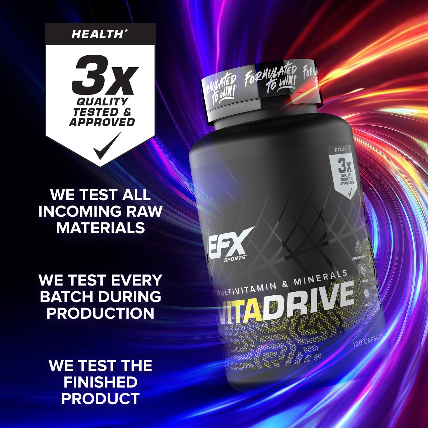 EFX Sports Vita Drive Capsule 120 Capsules