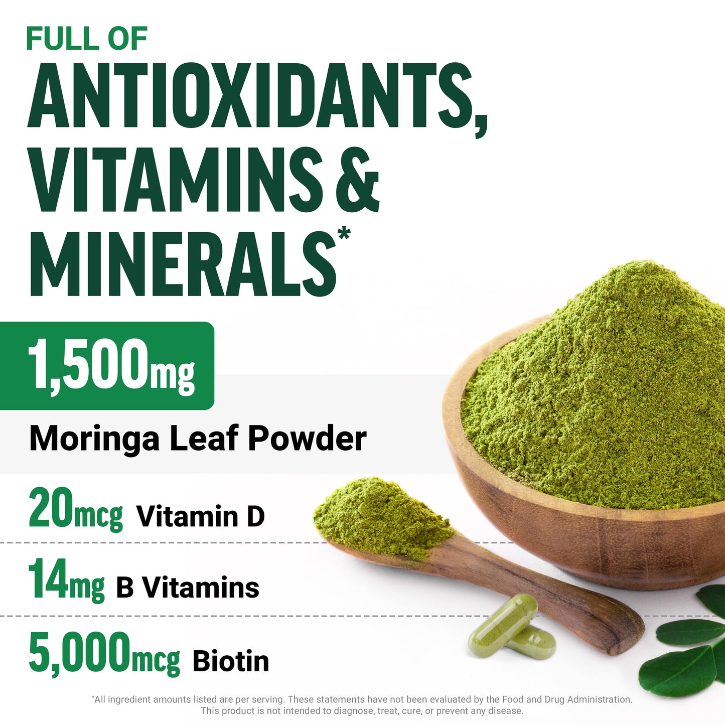 Force Factor Modern Moringa Capsules 90 Count