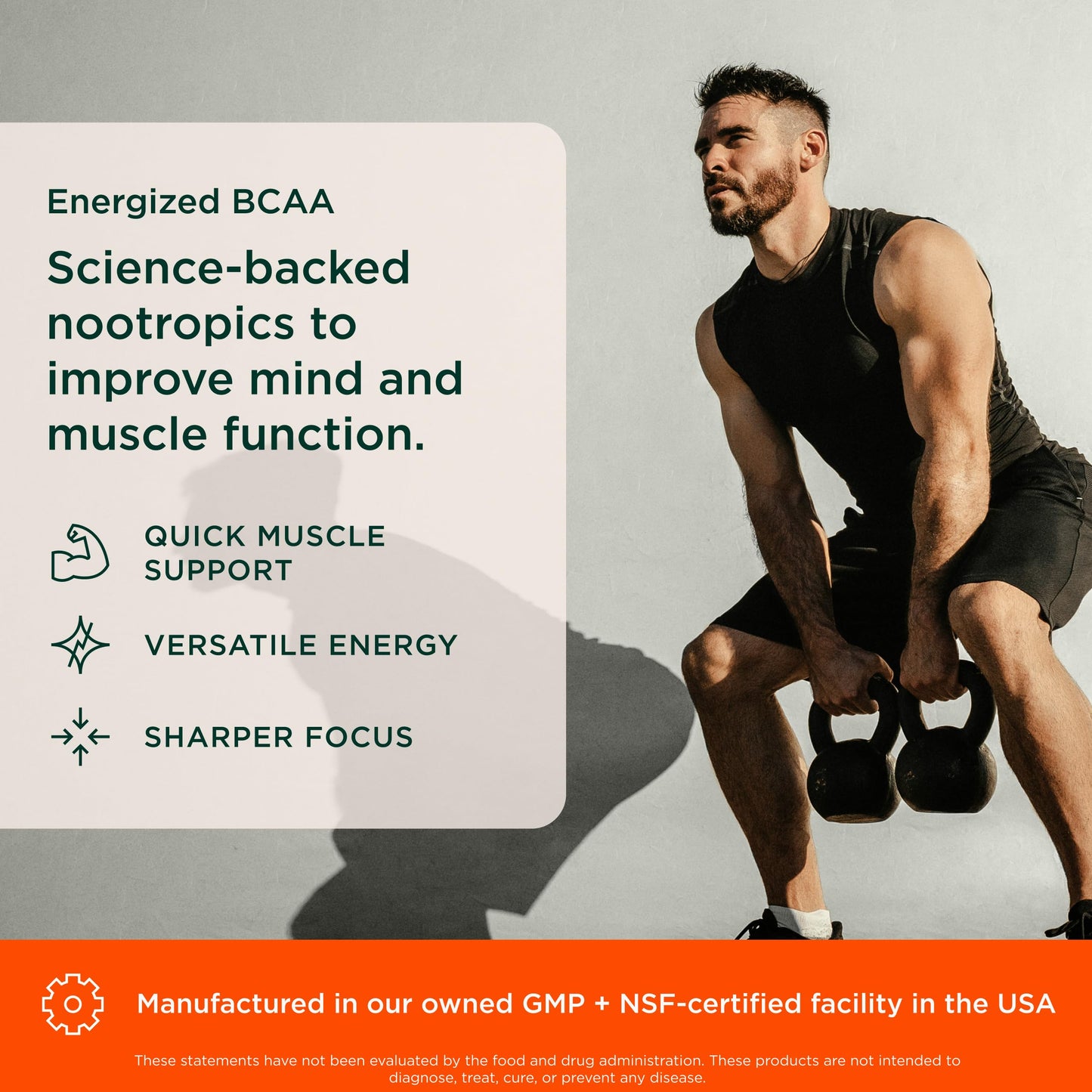 The Genius Brand Genius Vegan BCAA Powder Orange 10.09 Ounce